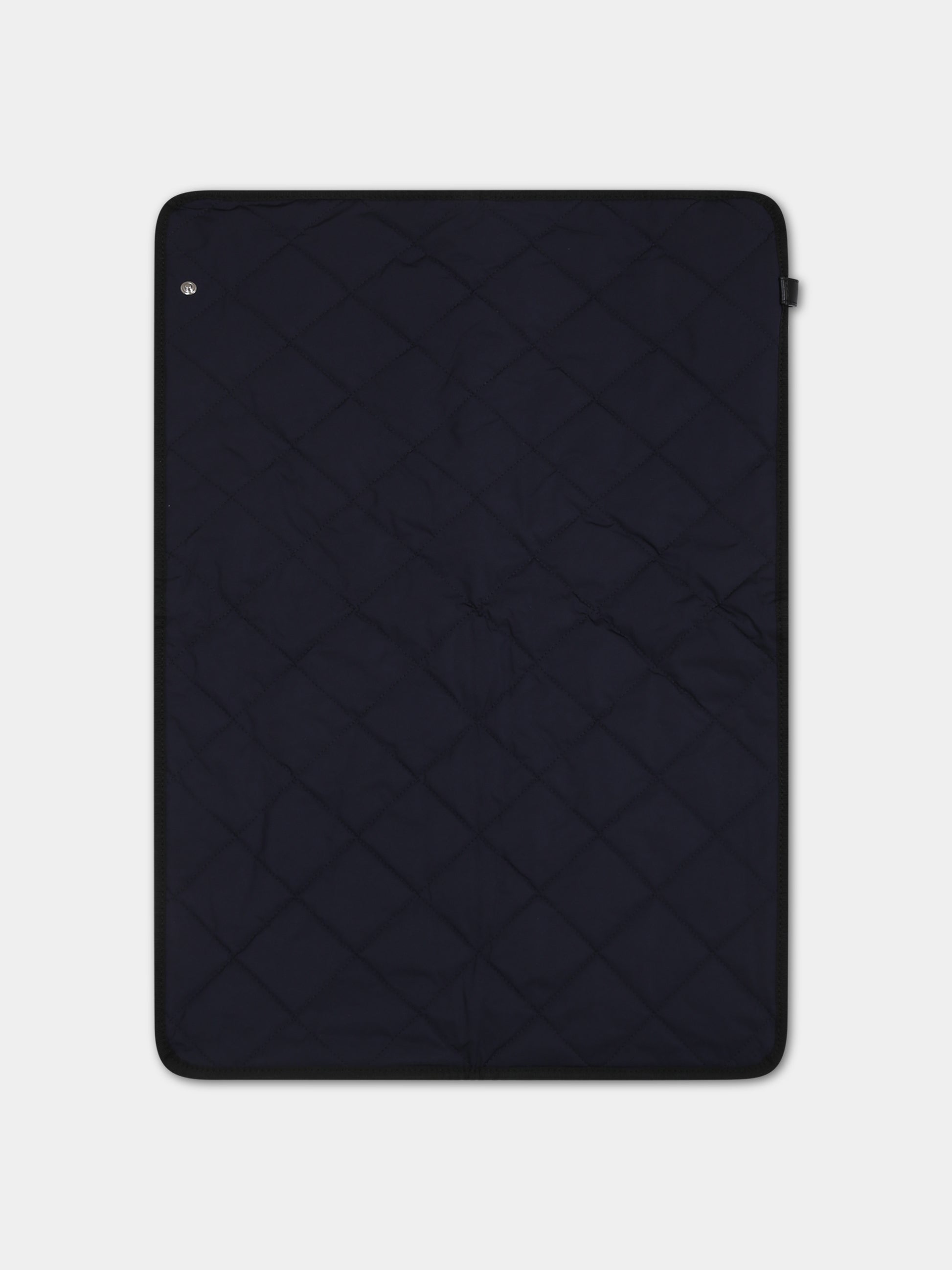 Borsa mamma blu per neonati con logo,Moncler Kids,951 5D00001 M3556 755