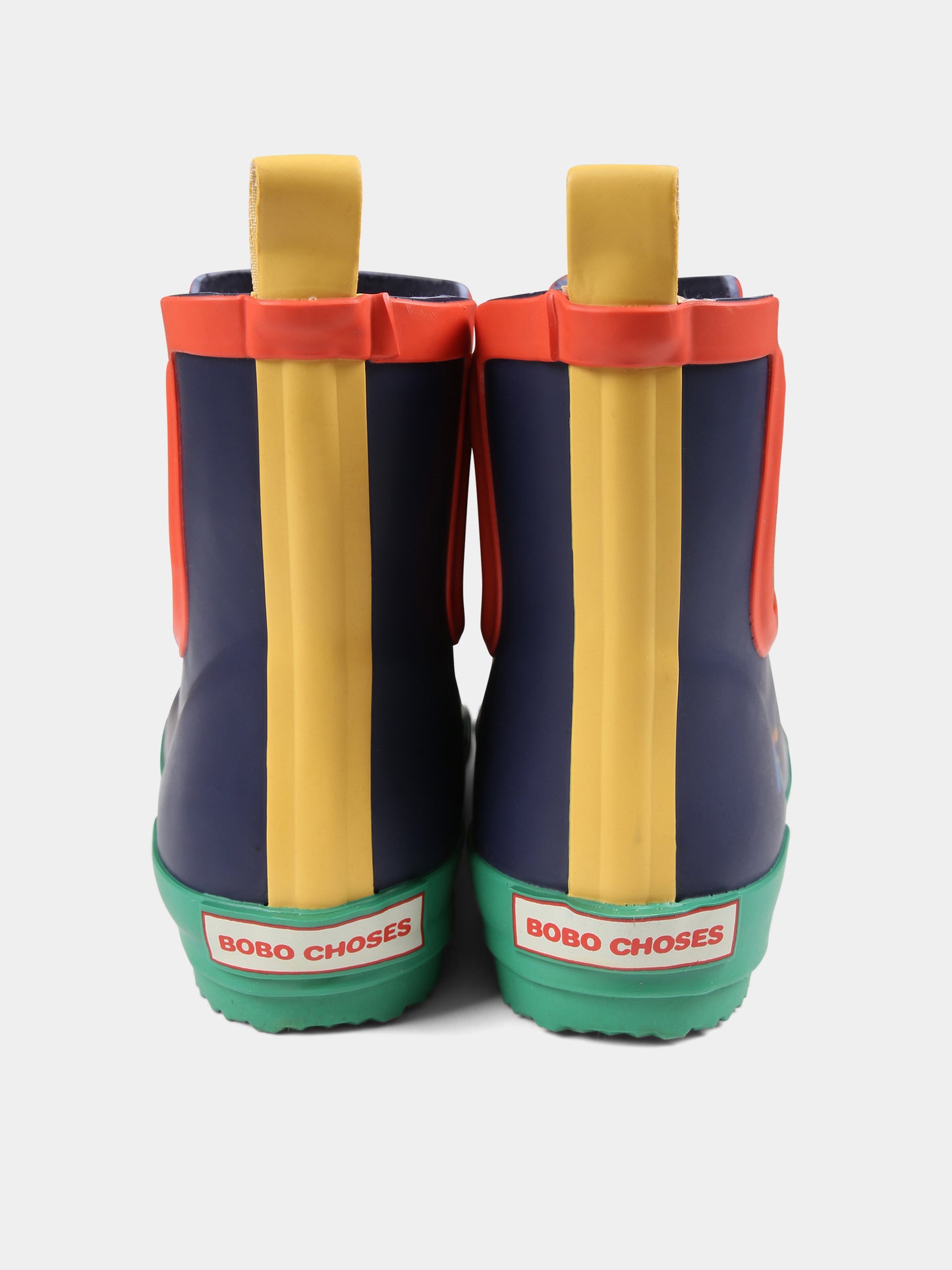 Stivali da pioggia blu per bambini con logo,Bobo Choses,223AI053