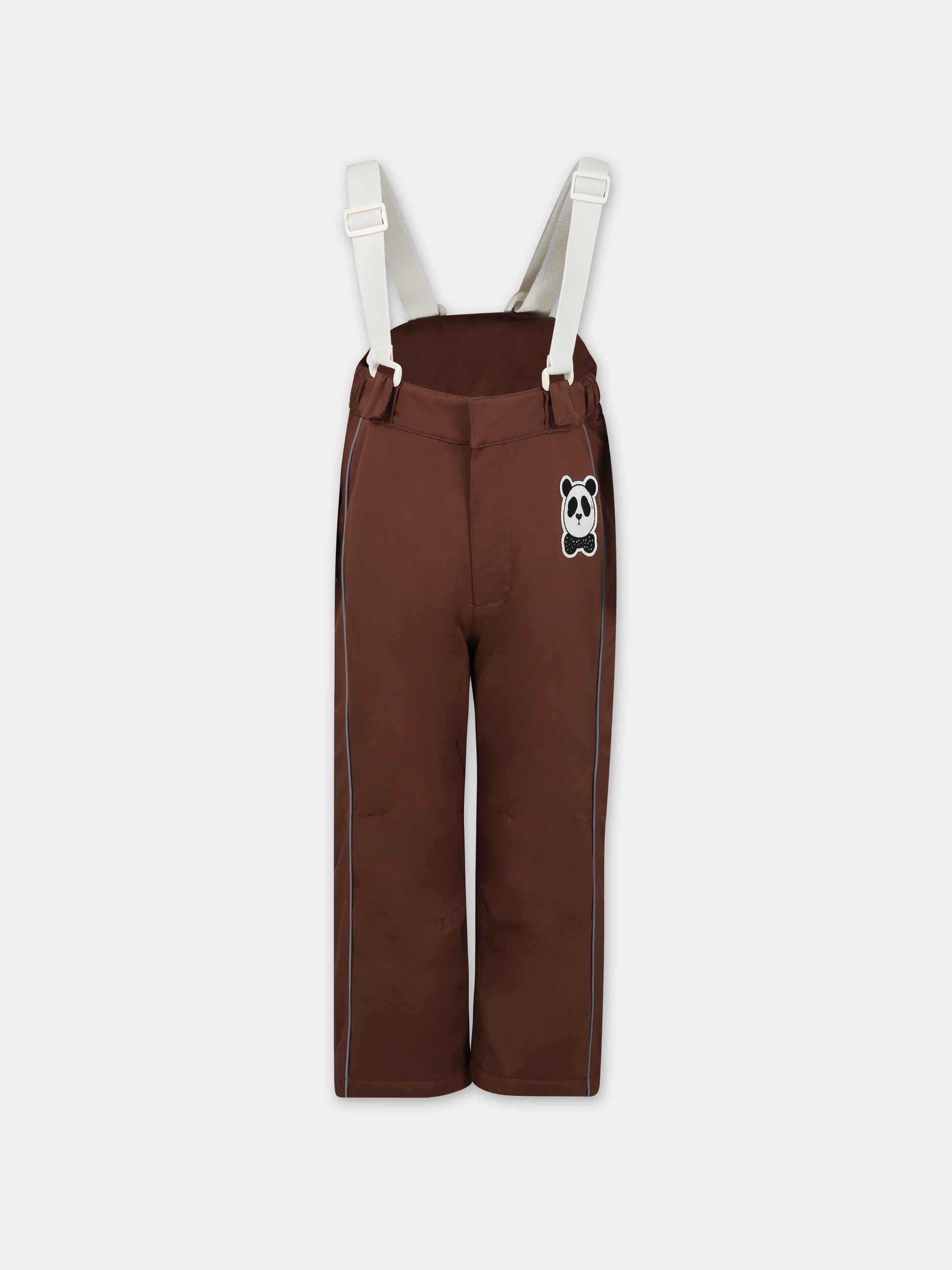 Pantaloni marroni da neve per bambini,Mini Rodini,2371014016