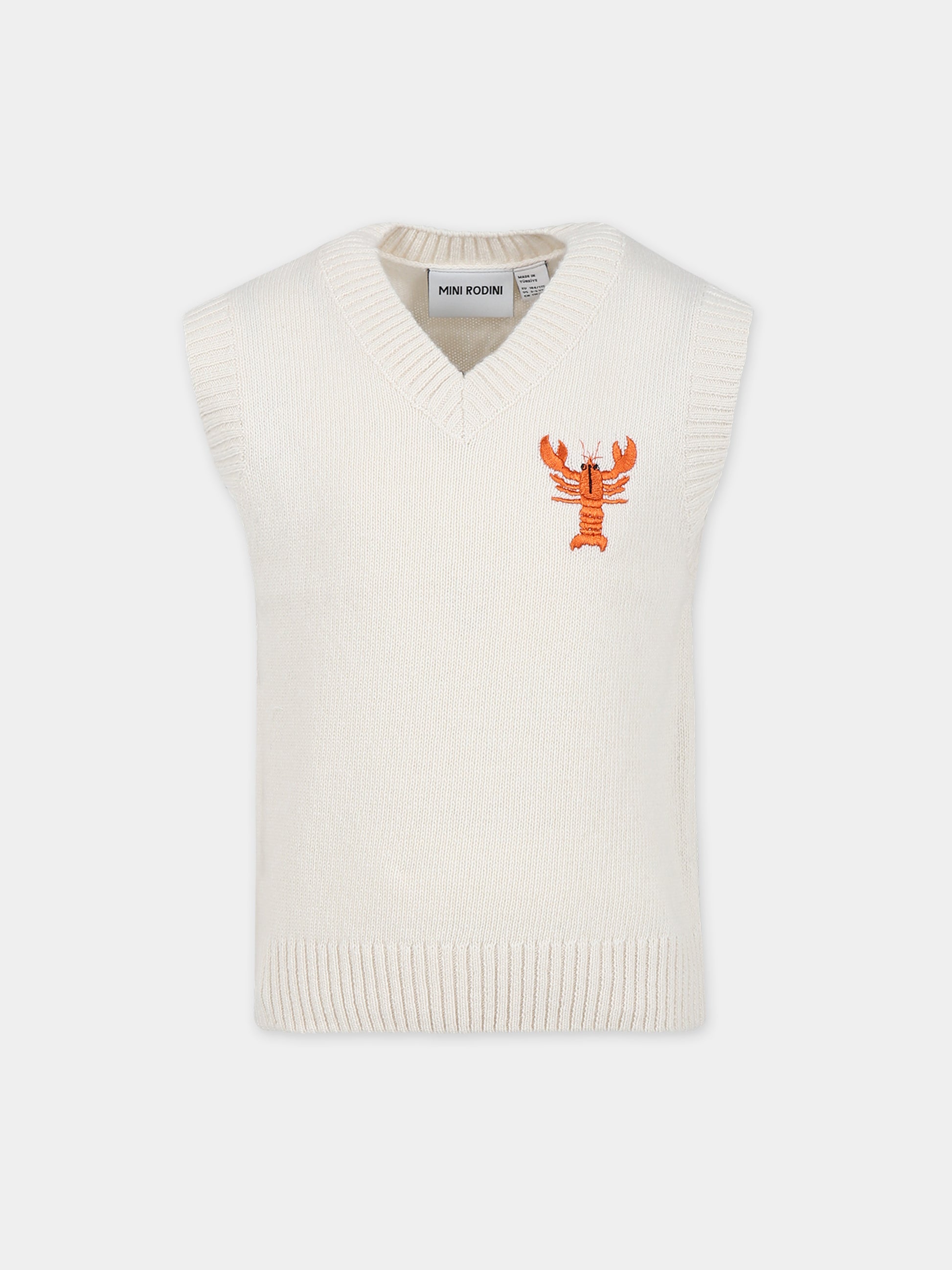 Maglia gilet per bambini con aragosta,Mini Rodini,2372015410