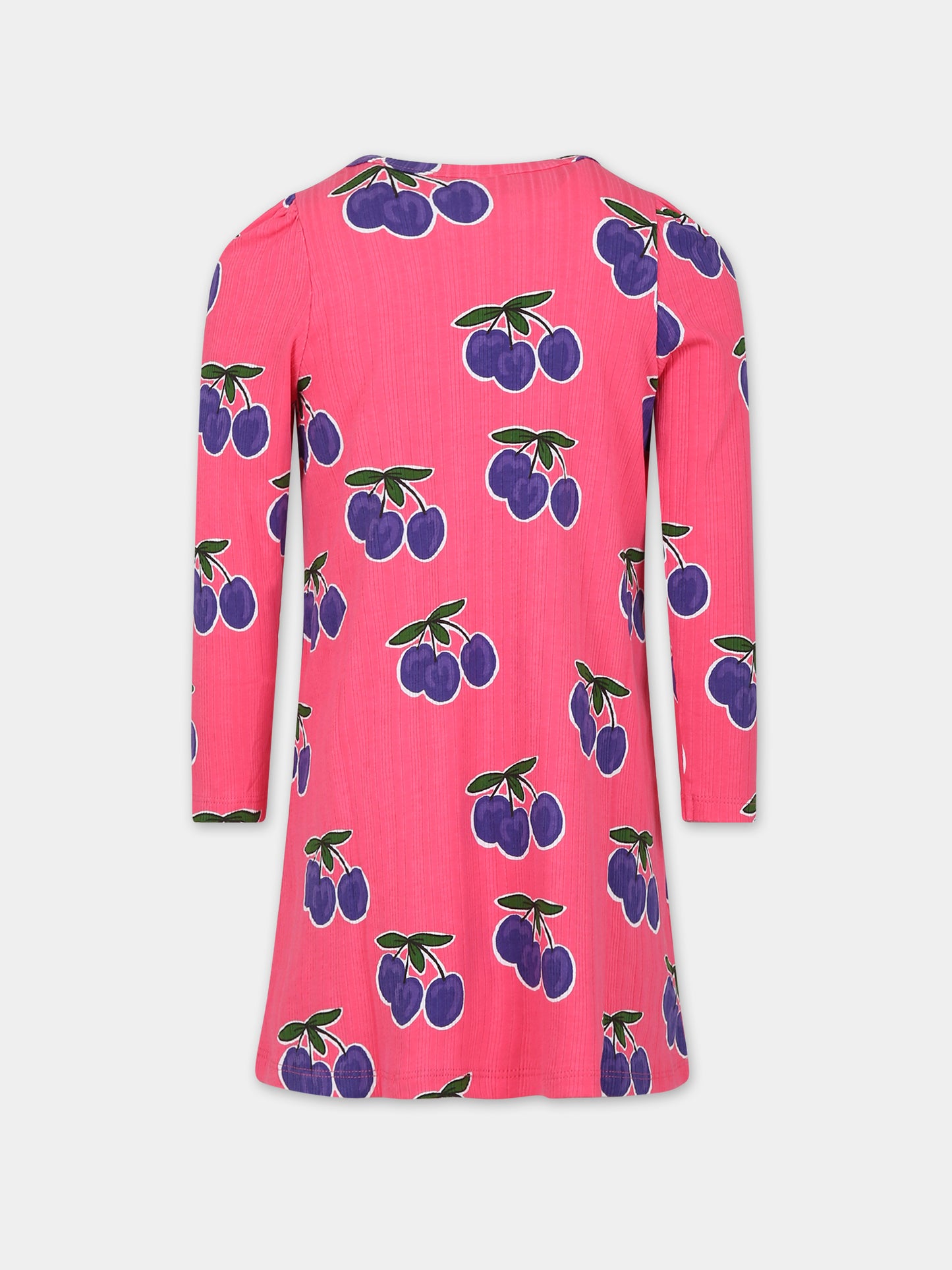 Vestito fucsia per bambina,Mini Rodini,2375011428