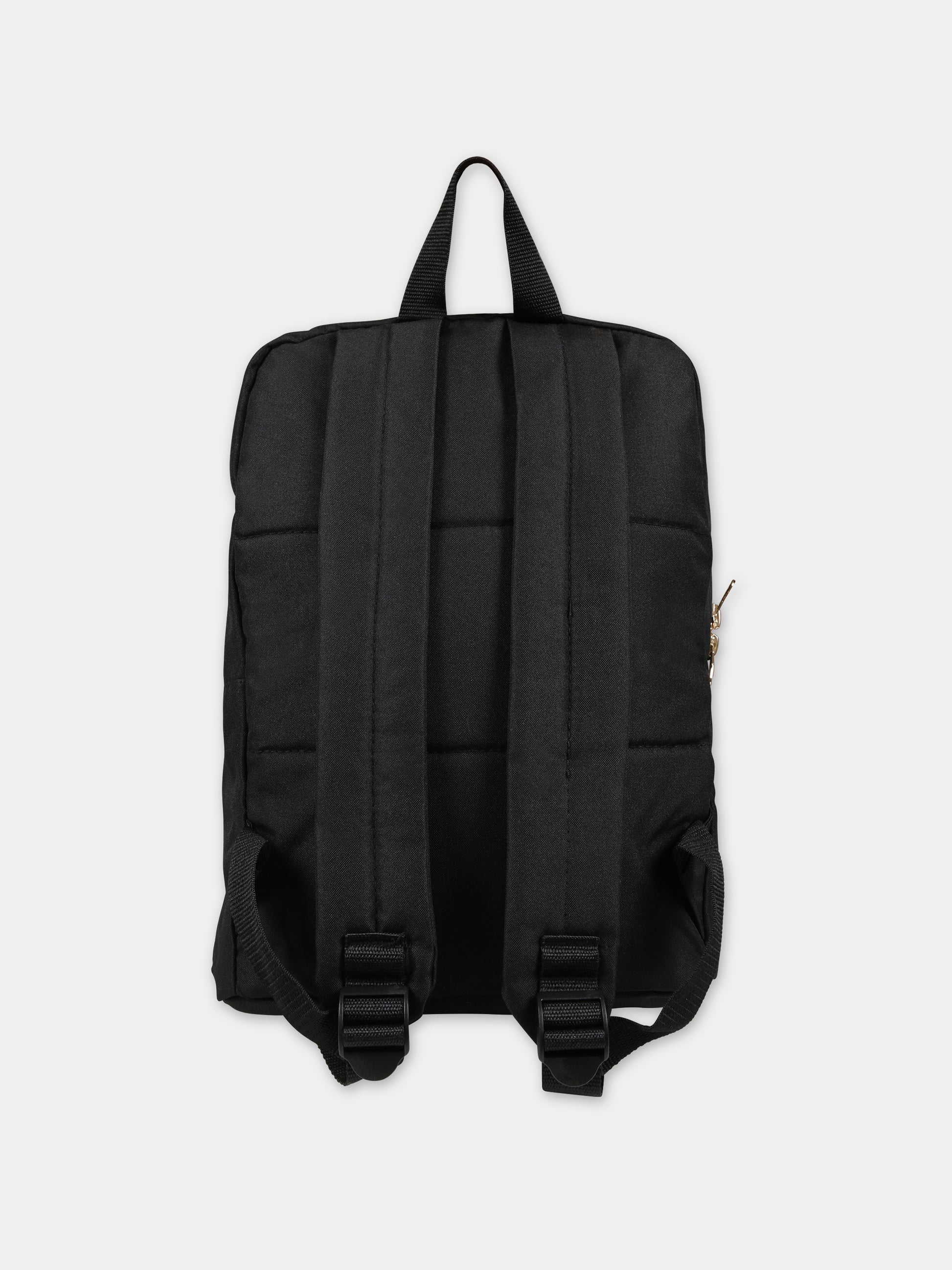 Zaino nero per bambini con pantera,Mini Rodini,1100012099