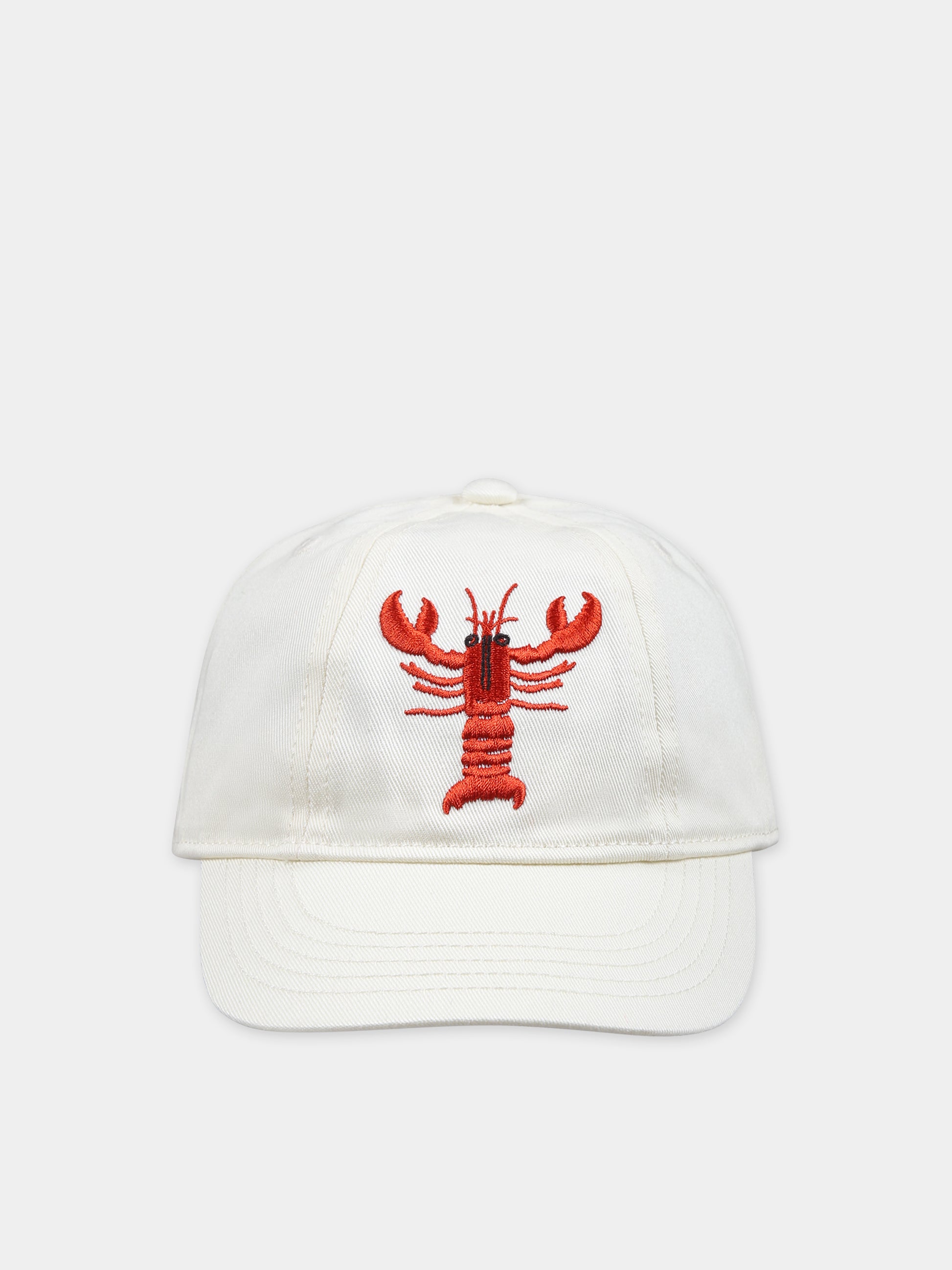 Cappello avorio per bambini con aragosta,Mini Rodini,2376510110