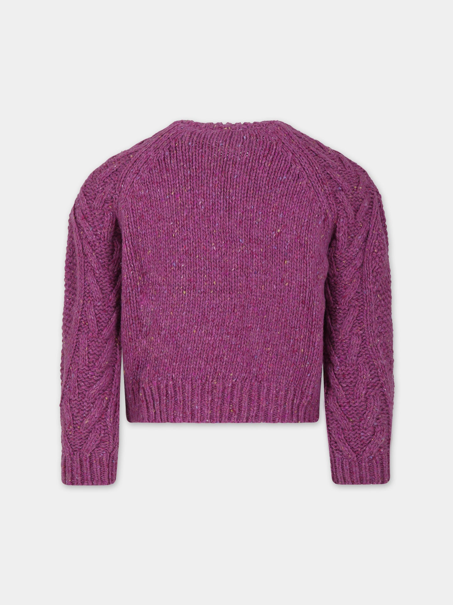 Maglione viola per bambina,The New Society,W23KKNJU8S11