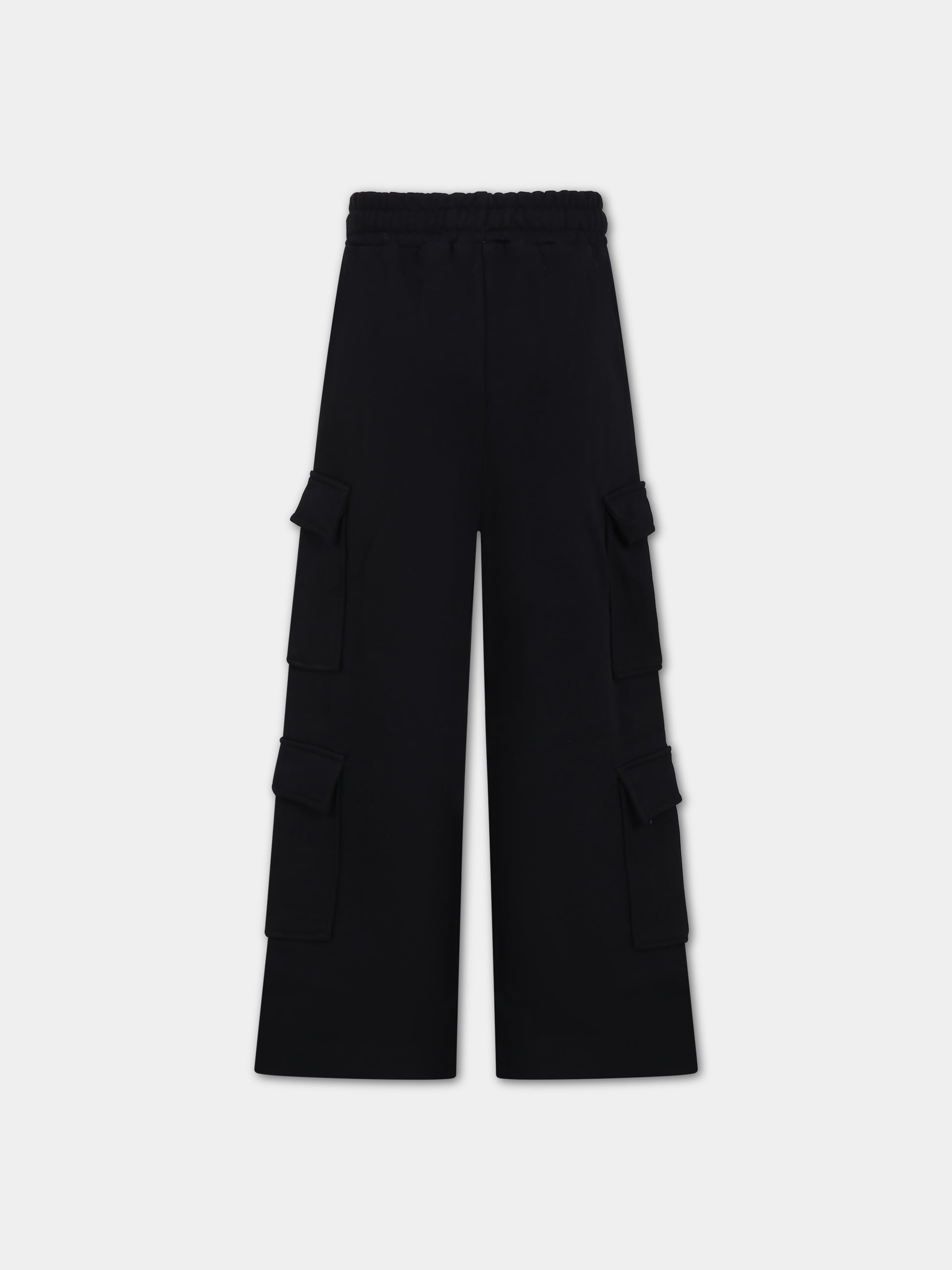 Pantaloni neri per bambini con smile,Barrow,F3BKJUFP031 110