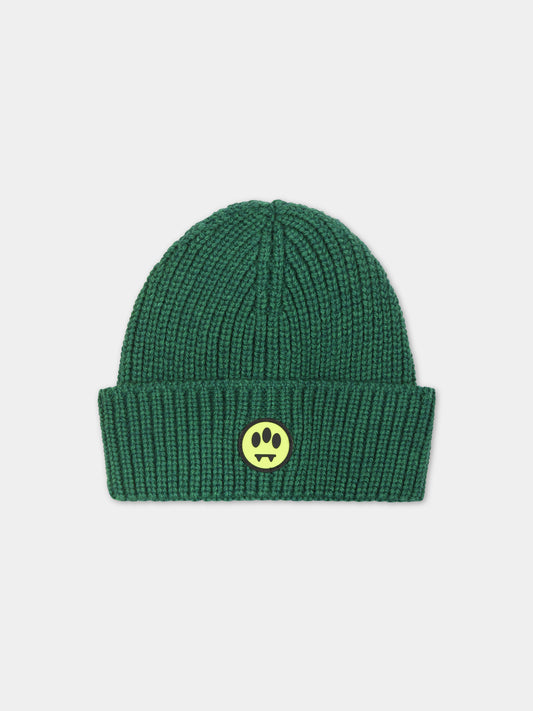 Berretto verde per bambini con smile,Barrow,F3BKJUHT090 BW012