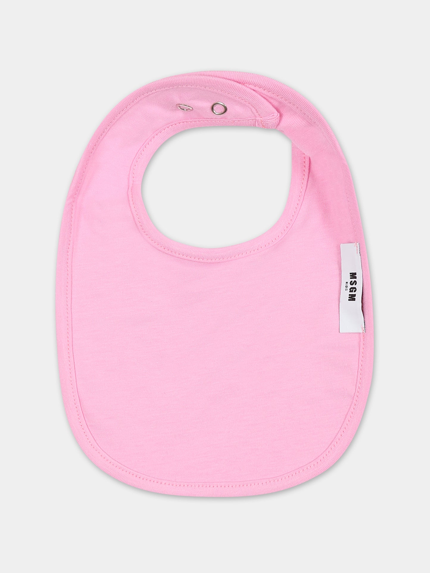 Set rosa per neonata con logo,Msgm Kids,F3MSUBRS035 042