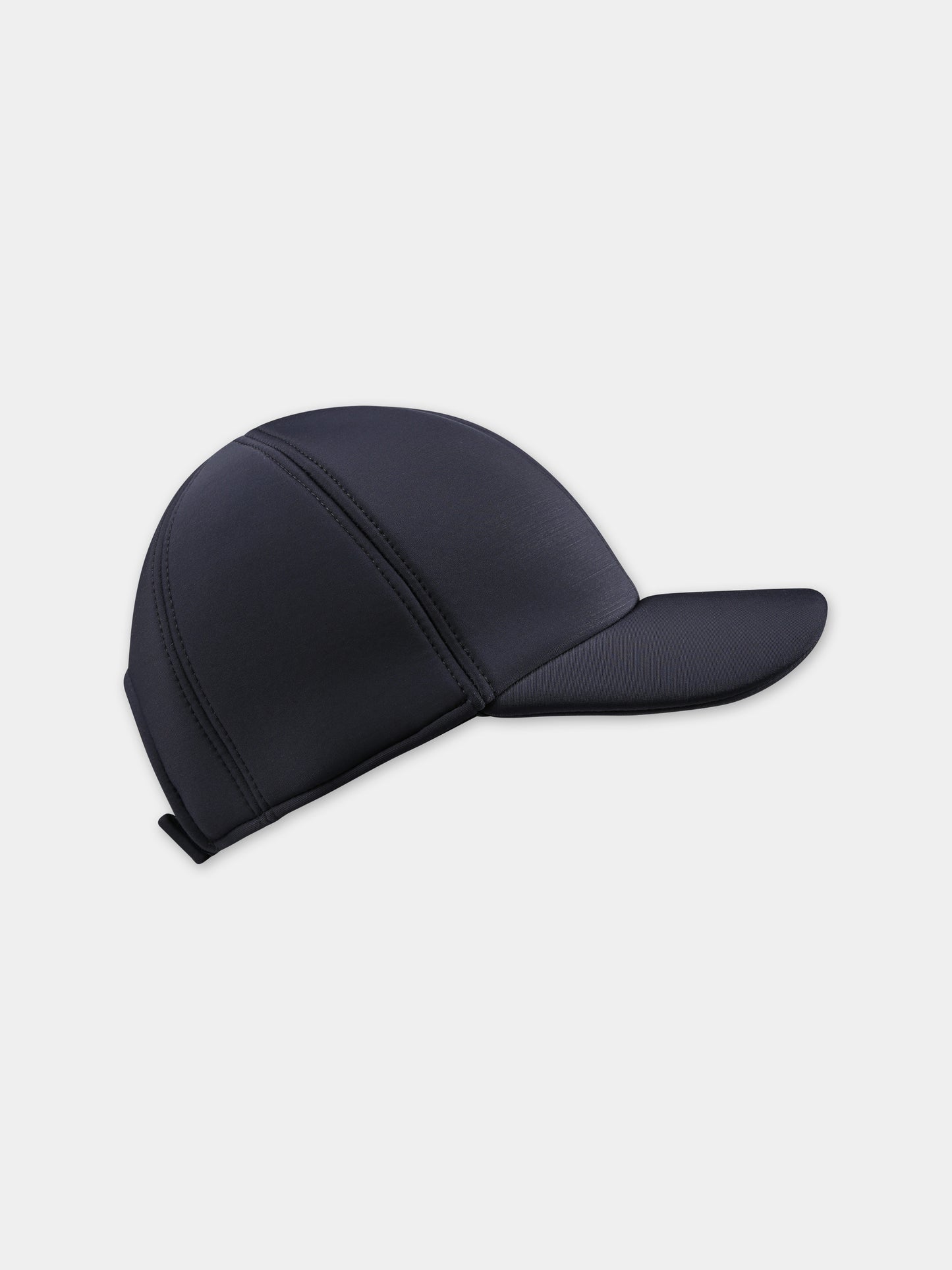 Cappello nero per bambina con logo,Douuod Kids,DT0P17 Z1827 930