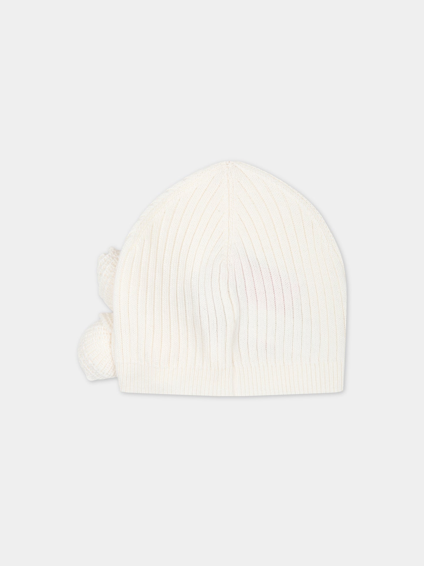 Cappello avorio per bambina,Blumarine Baby,IF3180 10602