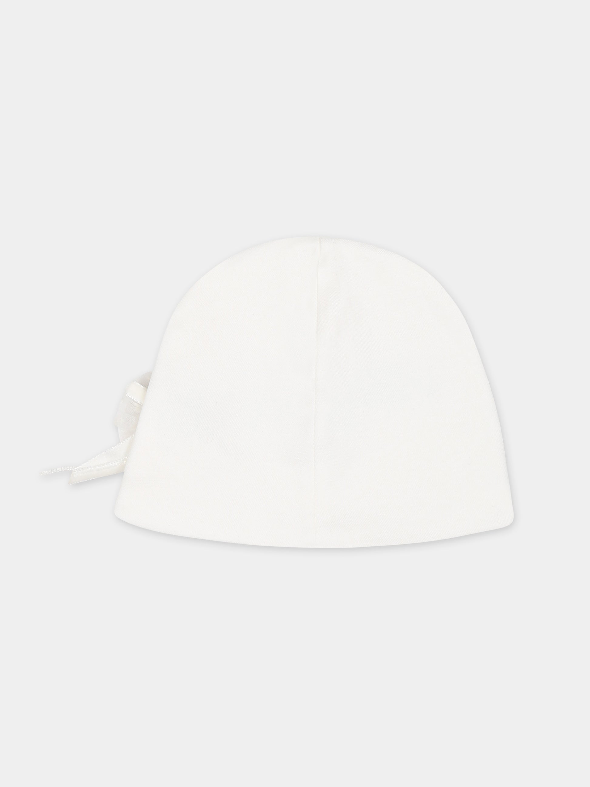 Set bianco per neonata con logo,Blumarine Baby,IF3109 10602