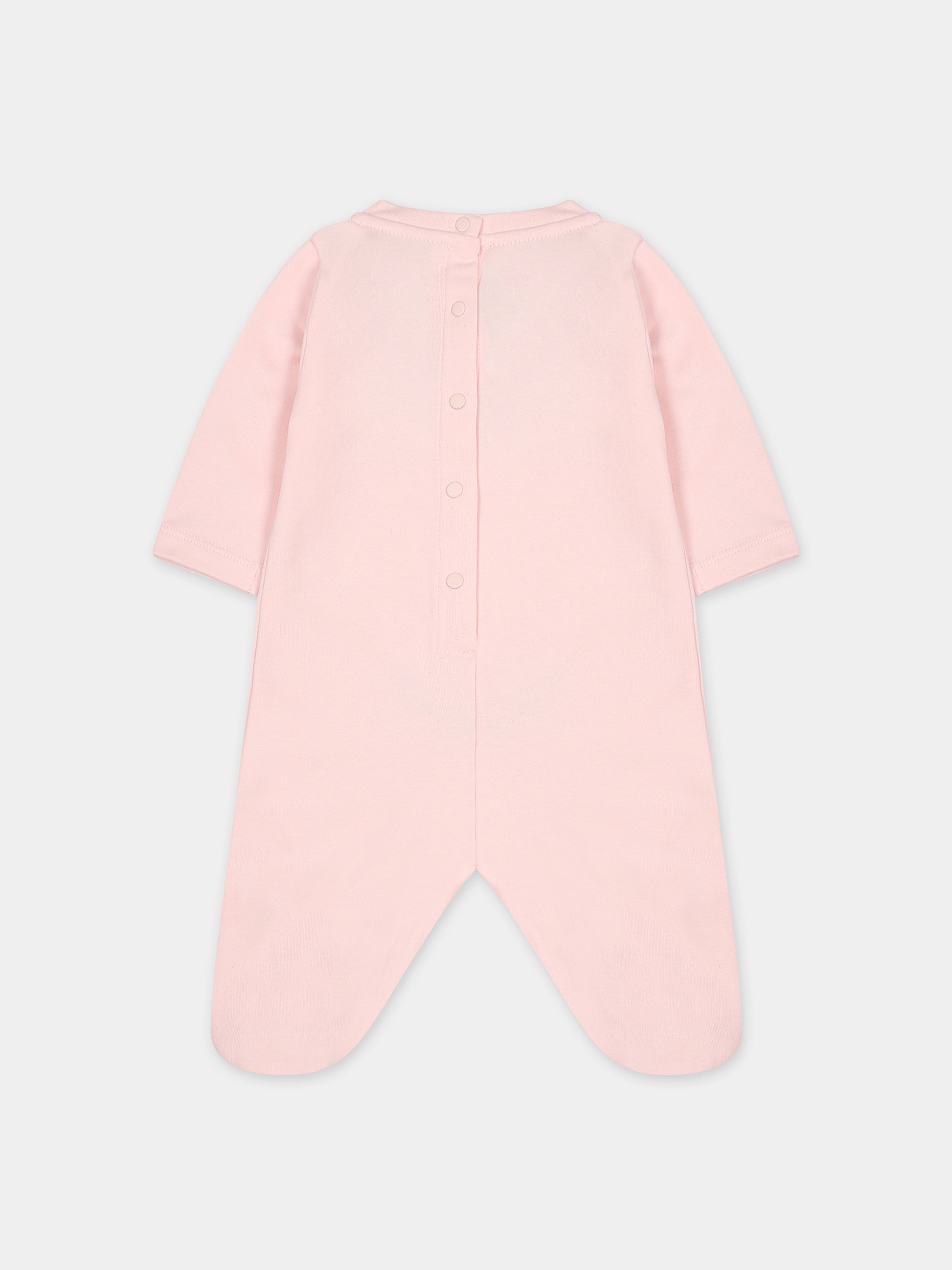 Set rosa per neonata con logo,Blumarine Baby,IF3137 X0515