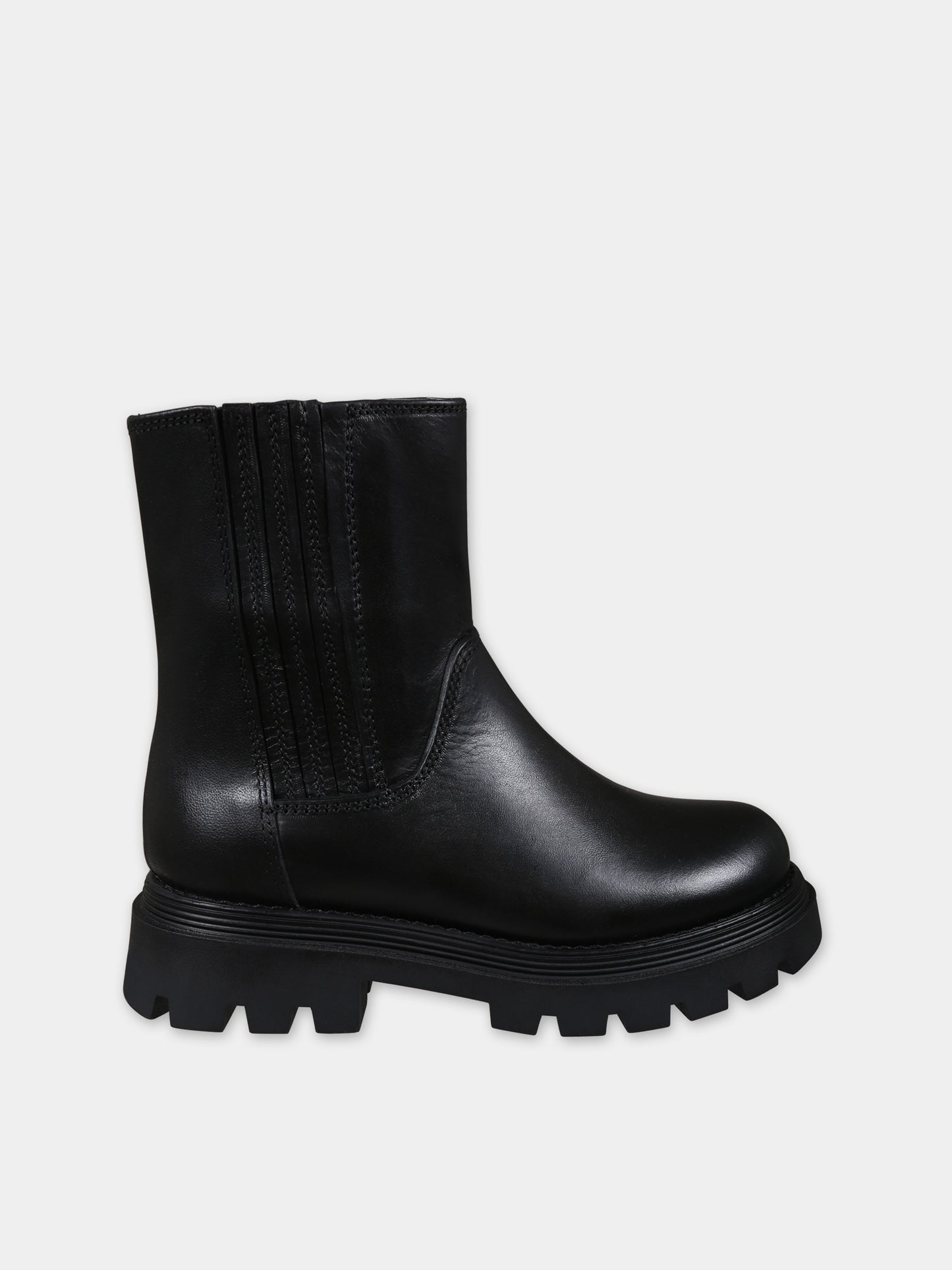 Stivaletti neri per bambini,Gallucci Kids,J30165AMBCA999