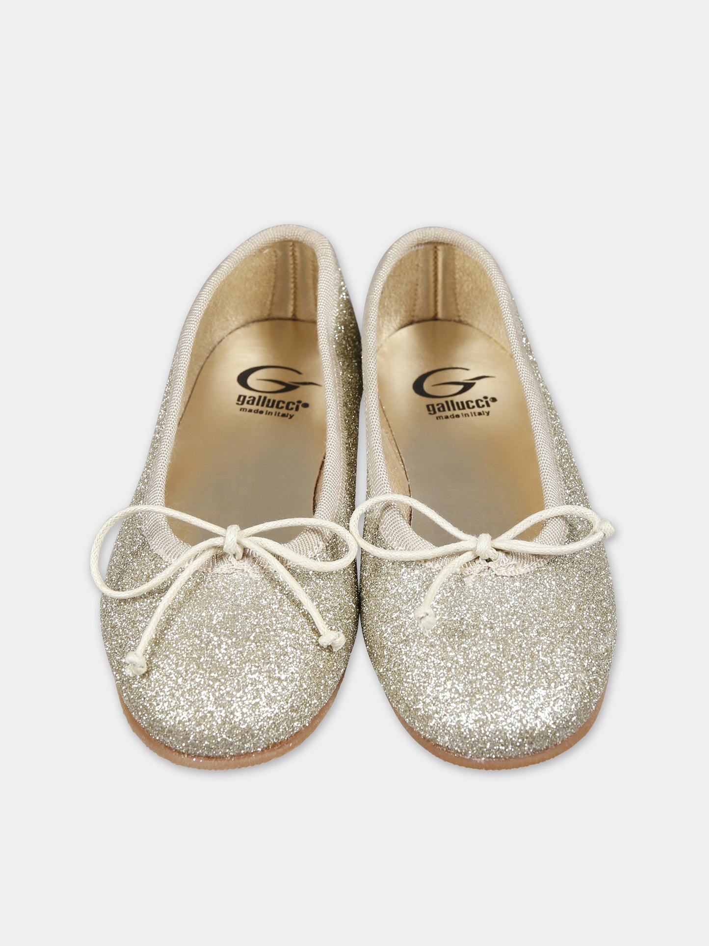 Ballerine oro per bambina,Gallucci Kids,J01912AMA1FPLA1