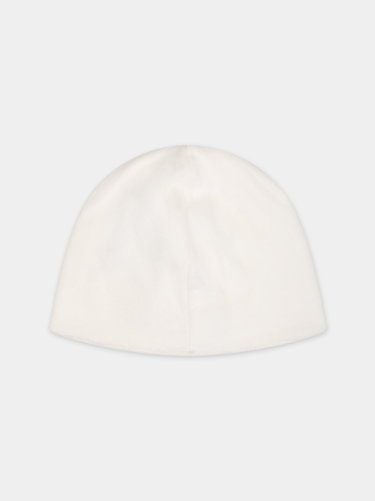 Cappello bianco per neonata con cuore,La Stupenderia,TBCP54L02