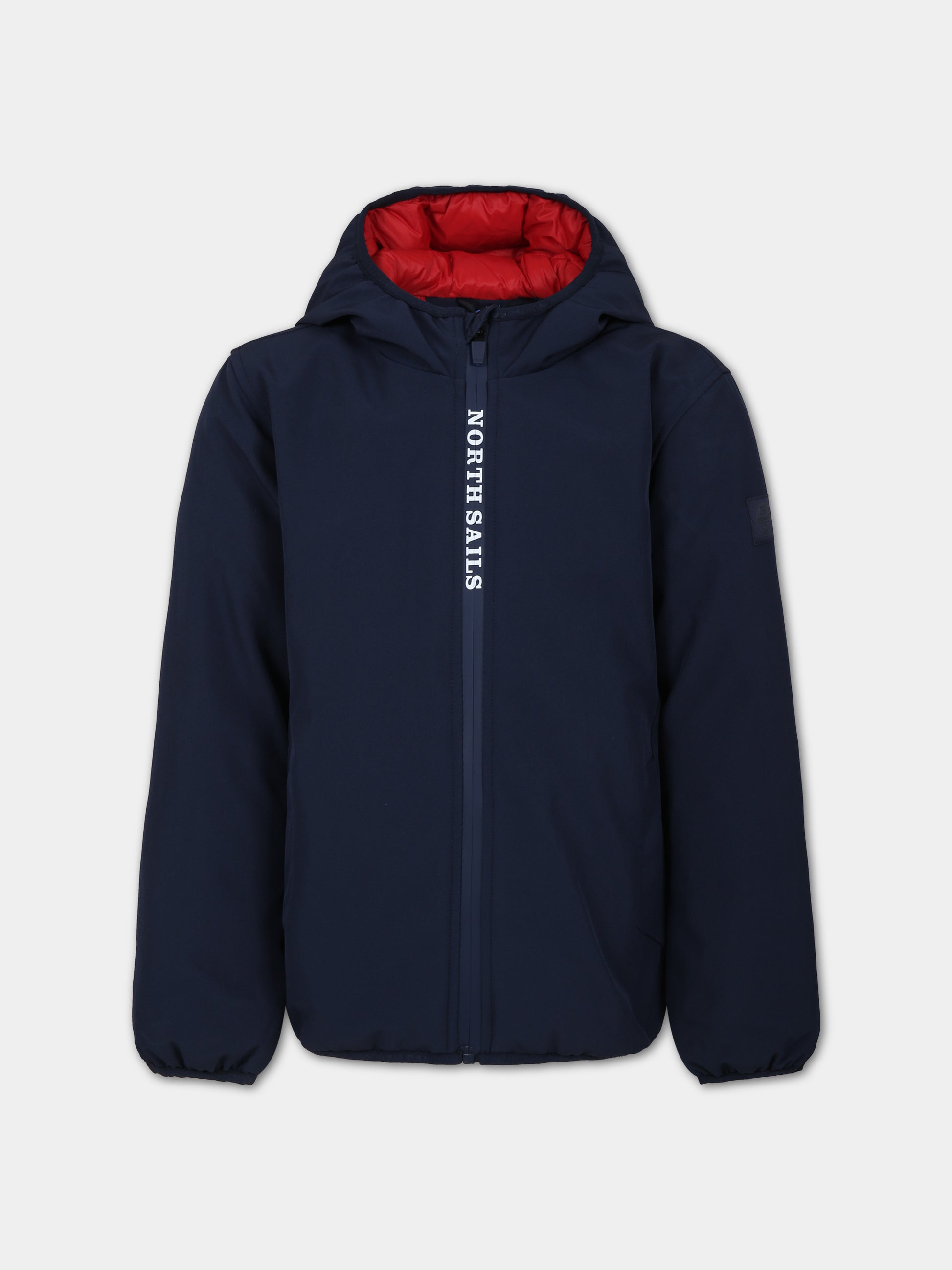 Giubbotto blu per bambino con logo,North Sails,701917 000 0802