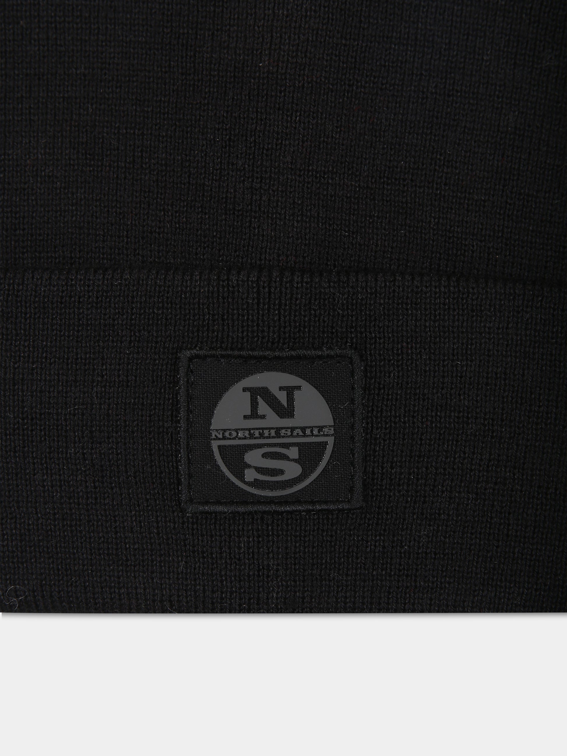 Berretto nero per bambino con logo,North Sails,727333 000 0999