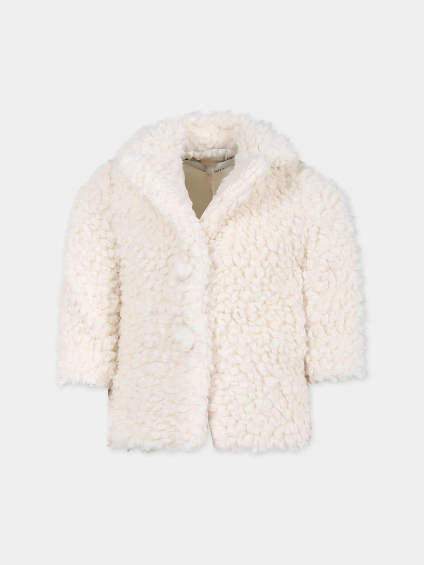 Ecopelliccia avorio per neonata,Simonetta,ST2000 U0099 102