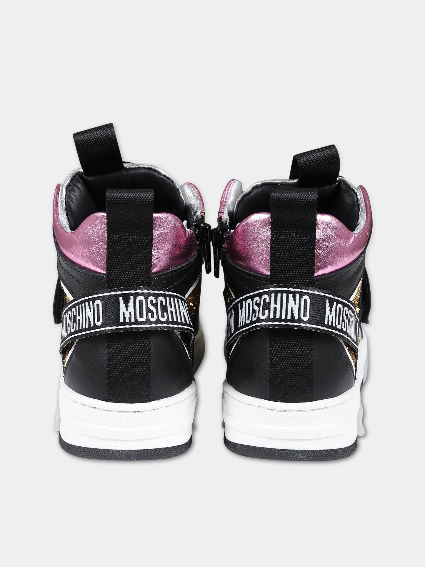 Sneakers nere per bambina con Teddy Bear,Moschino Kids,76019 3