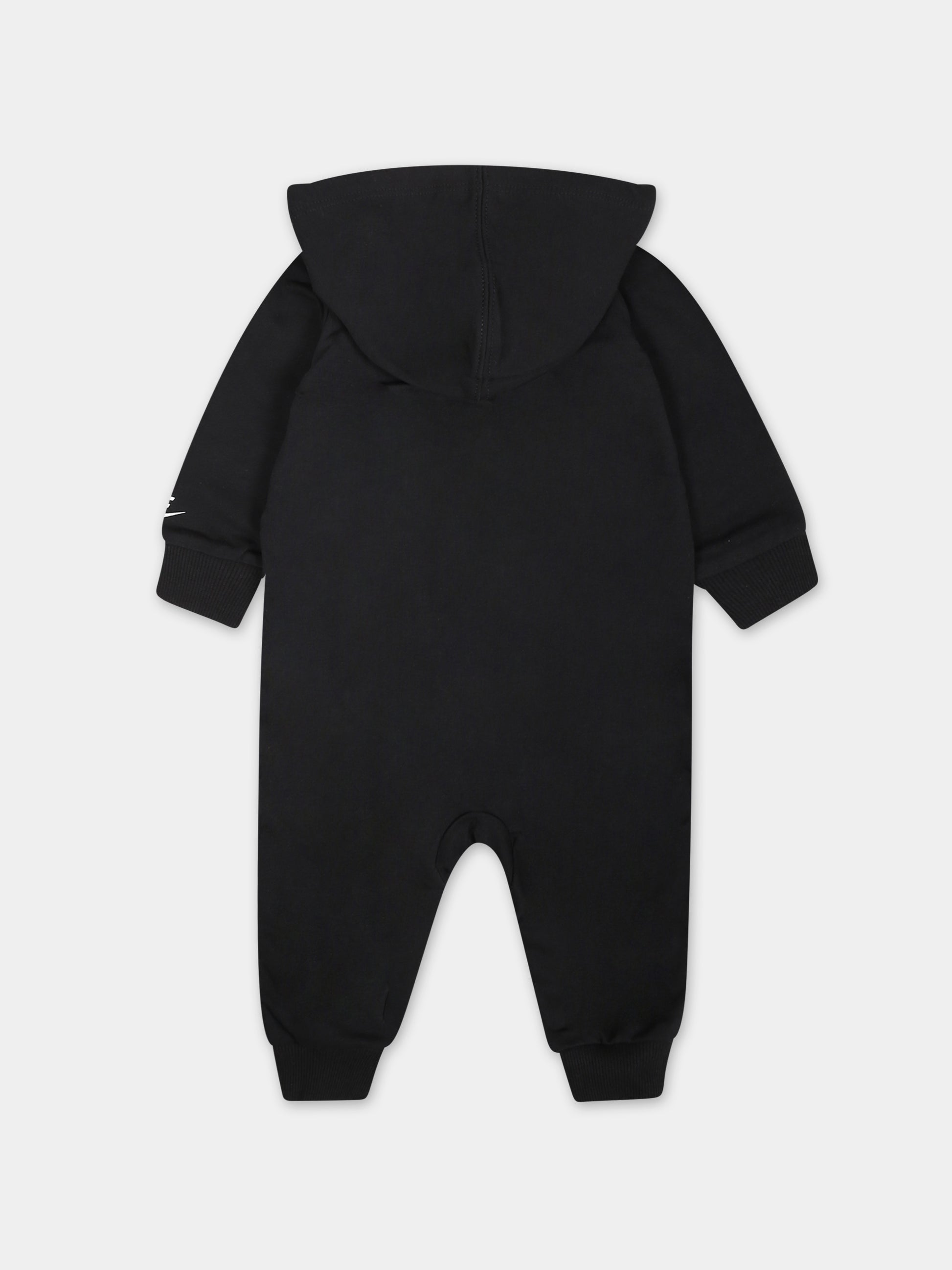 Tutina nera per neonati con logo,Nike,56L404 023