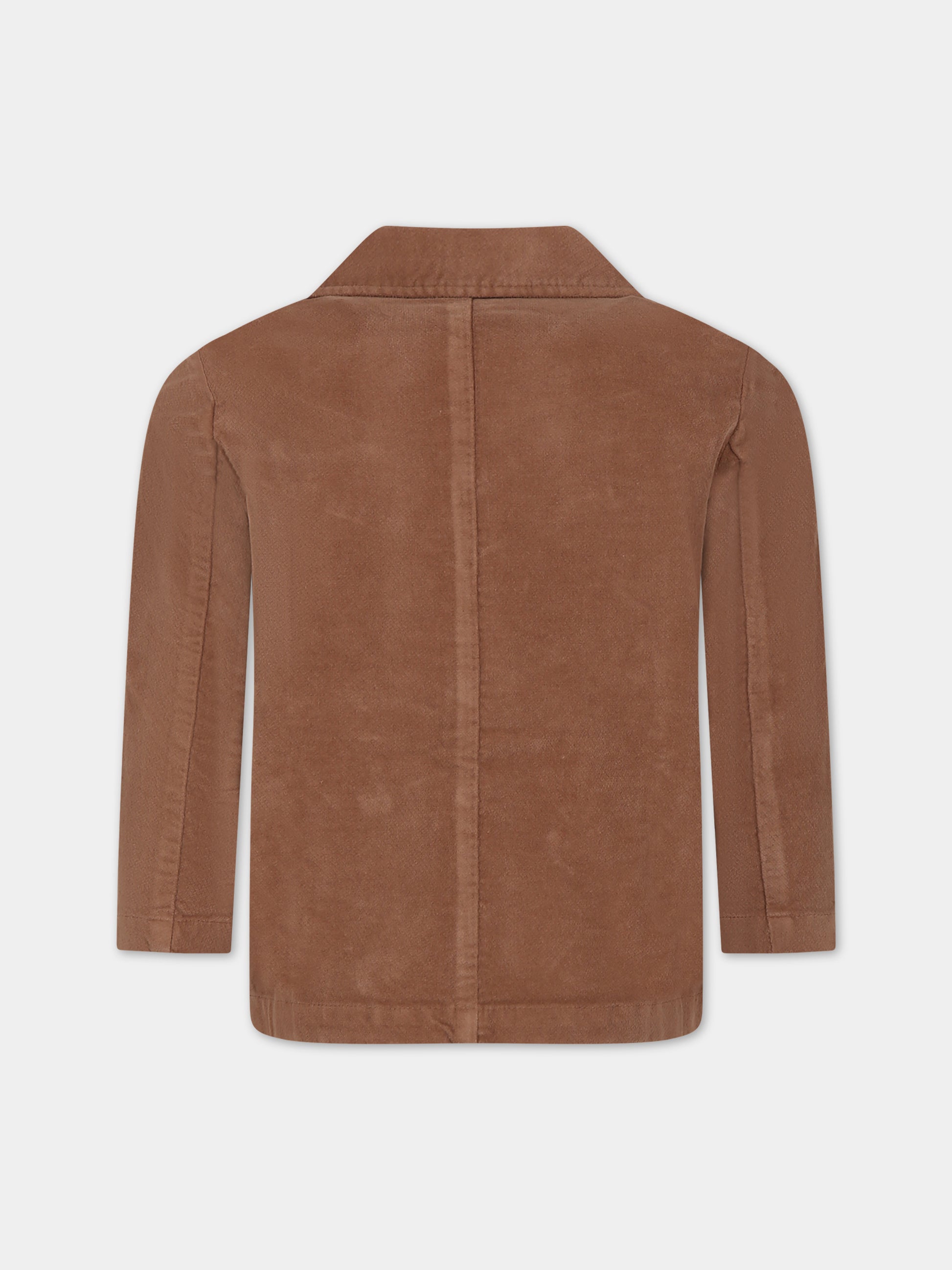 Giacca marrone per bambino,Zhoe & Tobiah,PJS14 159