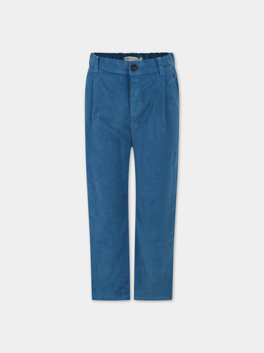 Pantaloni azzurri per bambino,Zhoe & Tobiah,PJS18 320