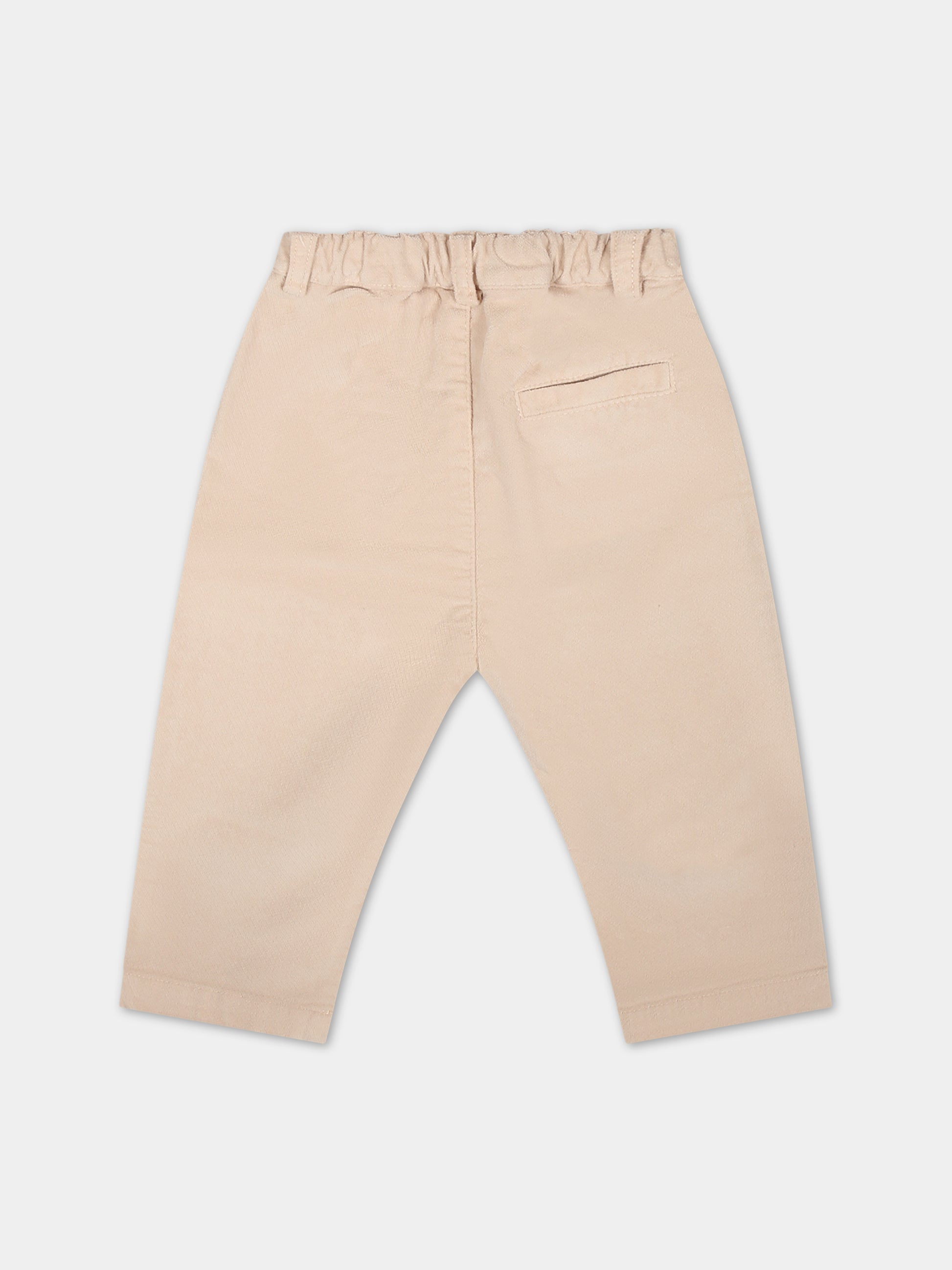 Pantaloni avorio per neonato,Zhoe & Tobiah,PJS18 45 BB