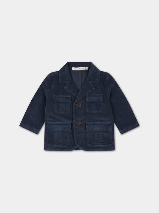 Giacca blu per neonato,Zhoe & Tobiah,PJS14 11 BB