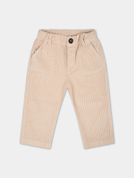 Pantaloni beige per neonato,Zhoe & Tobiah,PJS13 45 BB