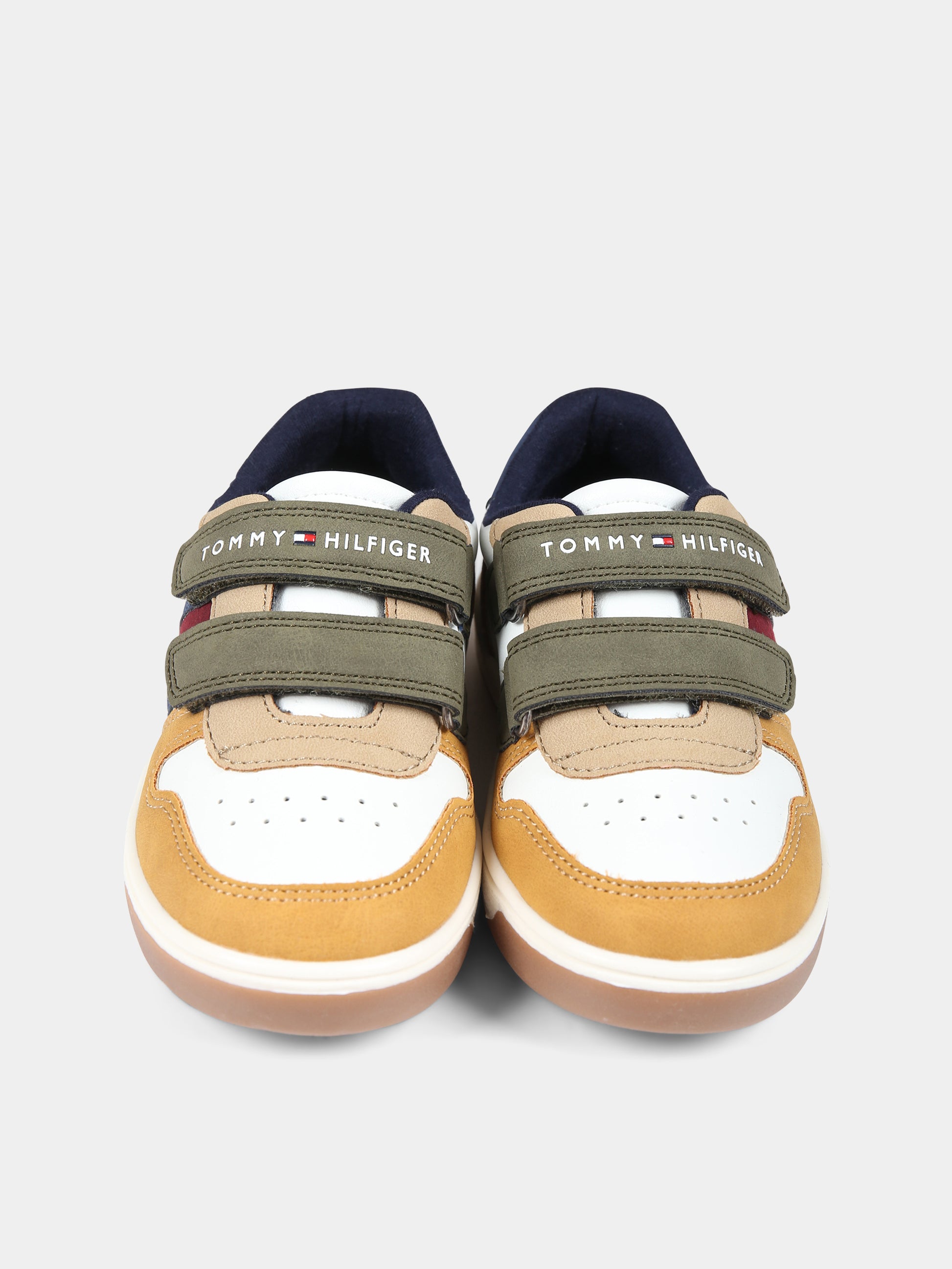 Sneakers bianche per bambino con logo,Tommy Hilfiger Junior,T1B9 33099 1269A330