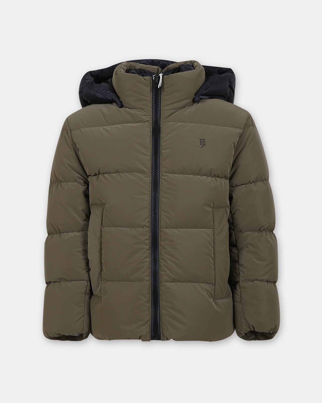 Piumino verde per bambino con logo,Herno Kids,PI000149B 12500 7740