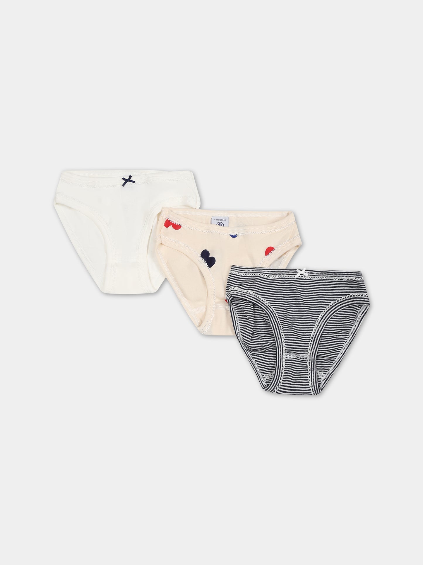 Set bianco per bambina,Petit Bateau,A095Q 00