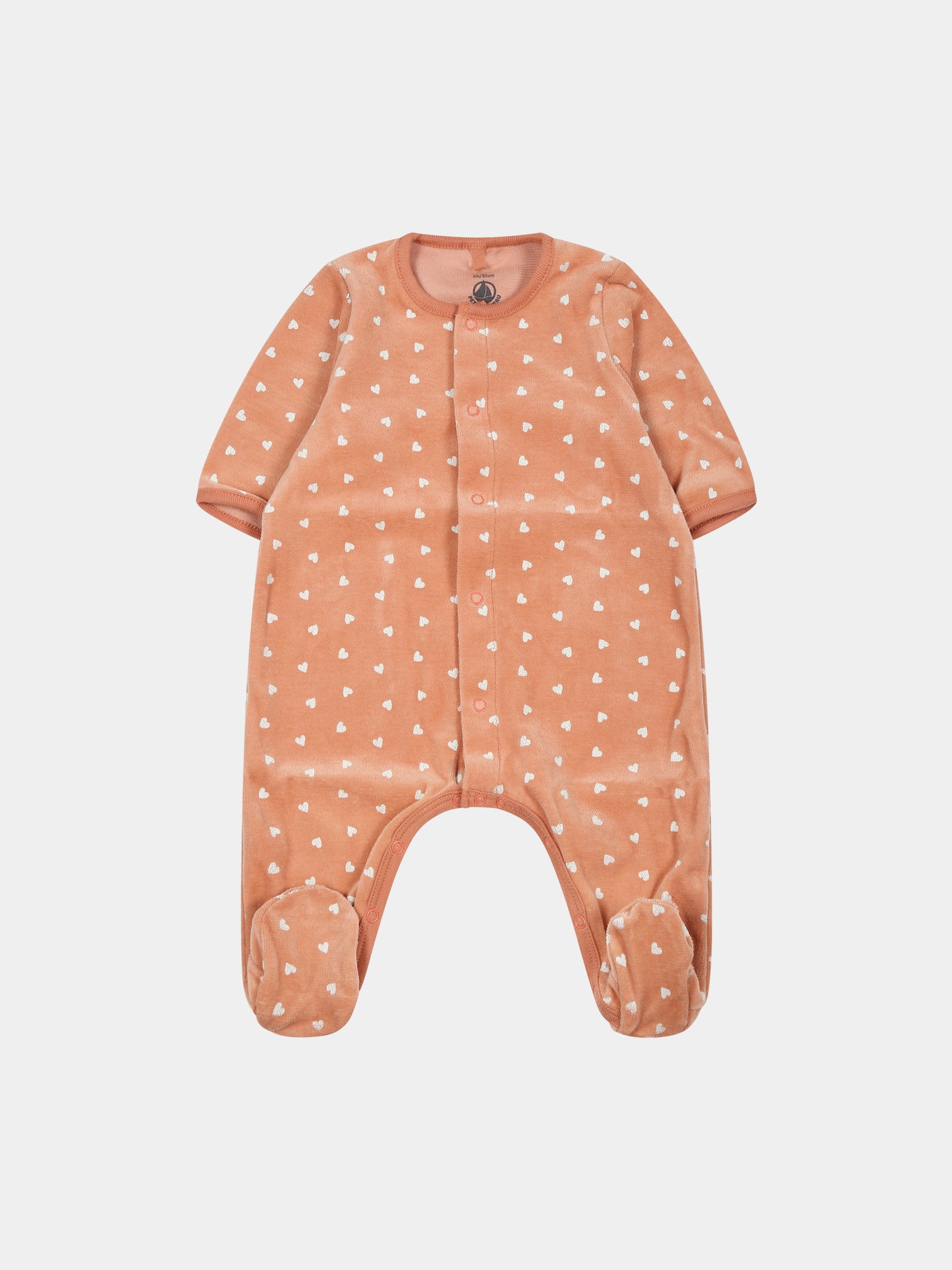 Tutina marrone per neonata,Petit Bateau,A087Y 01