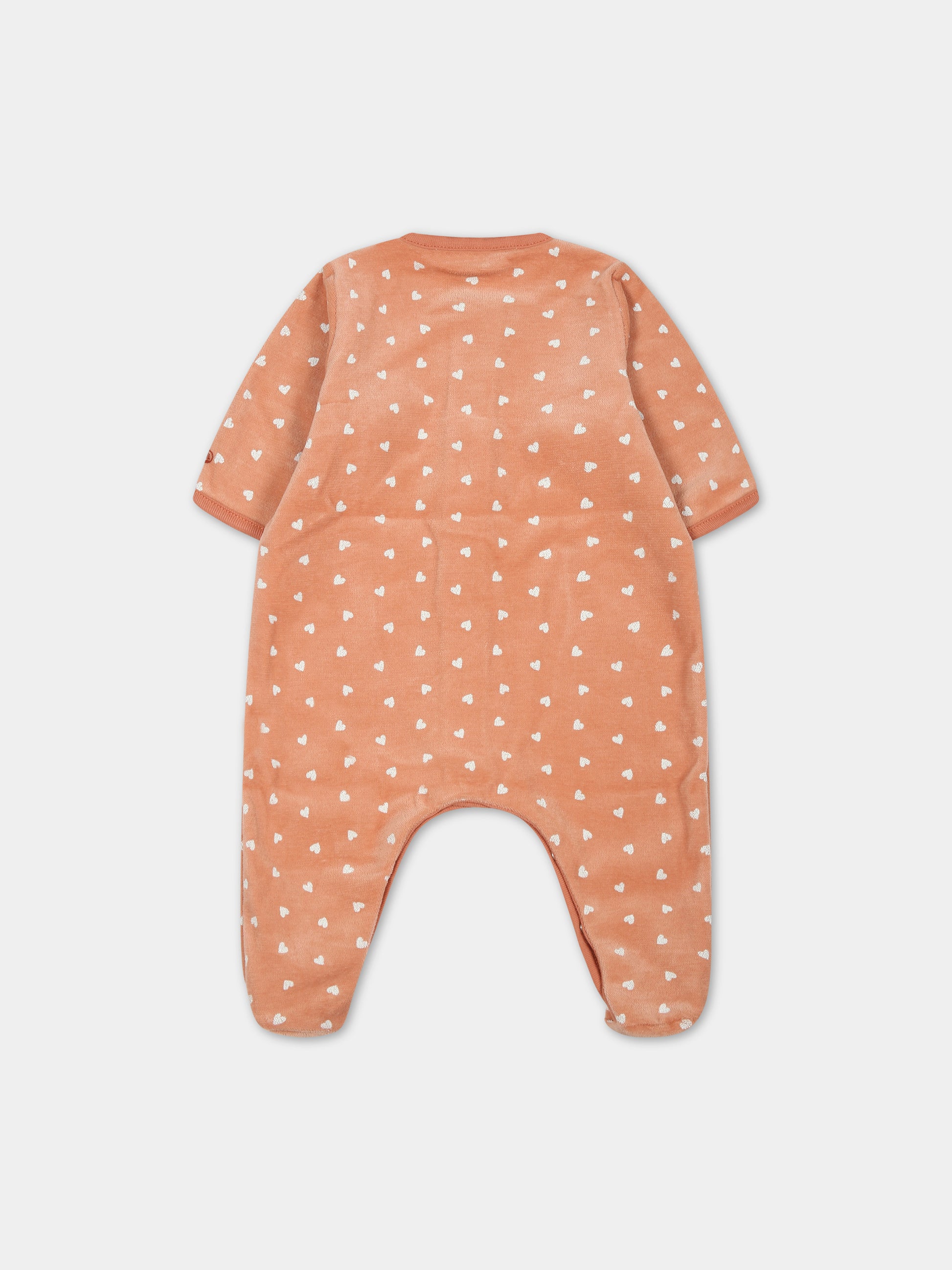 Tutina marrone per neonata,Petit Bateau,A087Y 01