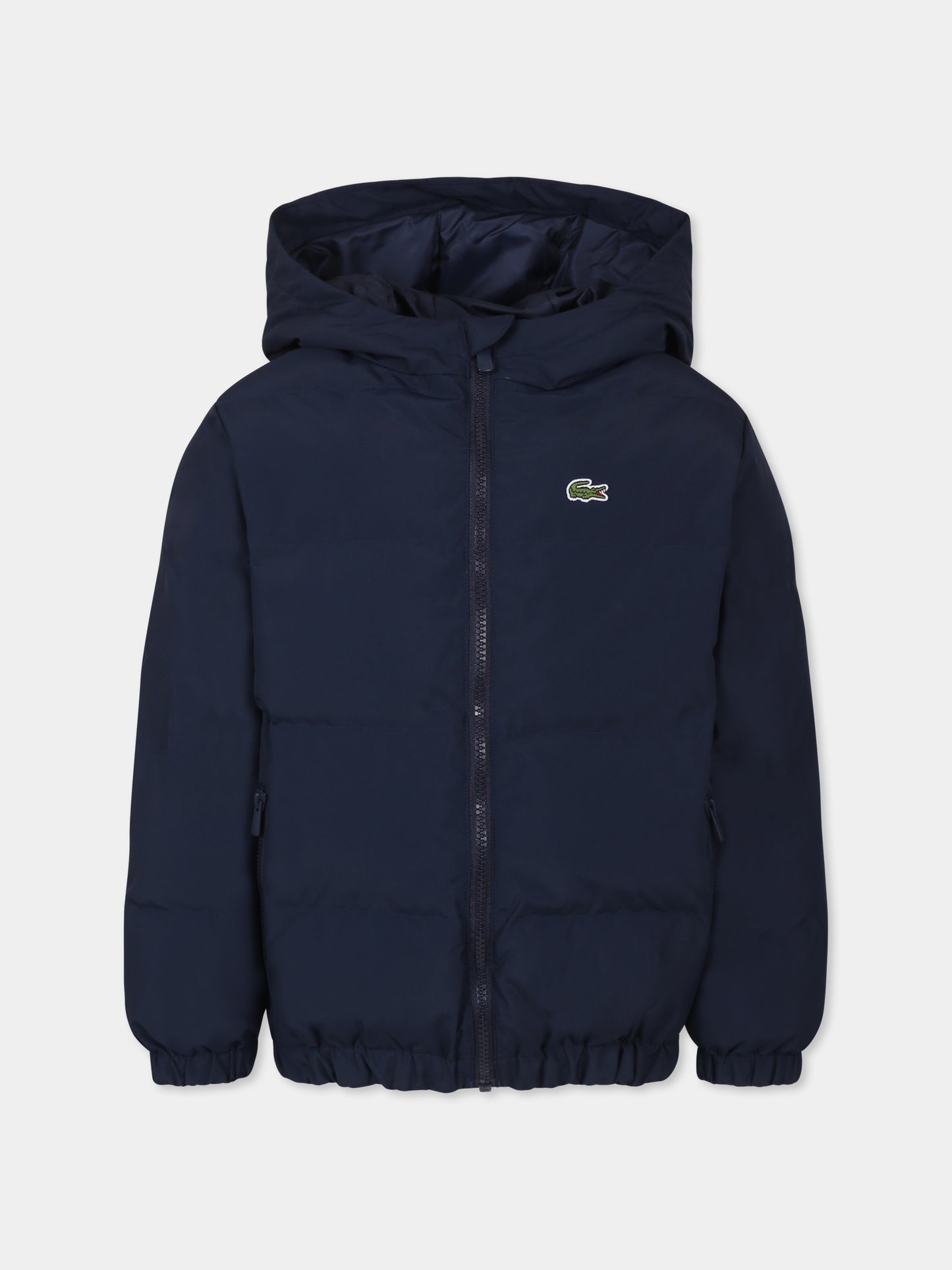 Piumino blu per bambino con coccodrillo,Lacoste,BJ1128 166