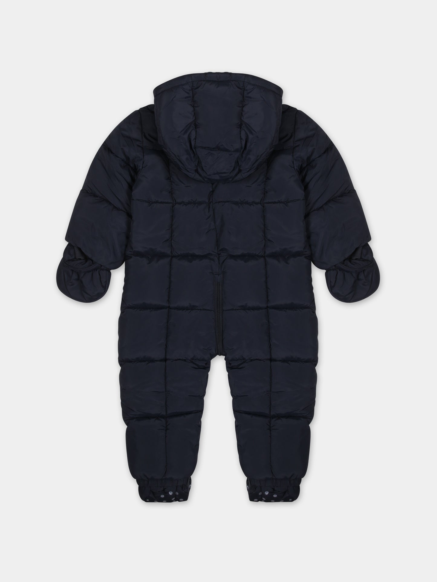 Piumino blu per neonato con logo,Tommy Hilfiger Junior,23WMTHKN0KN01725J DW5