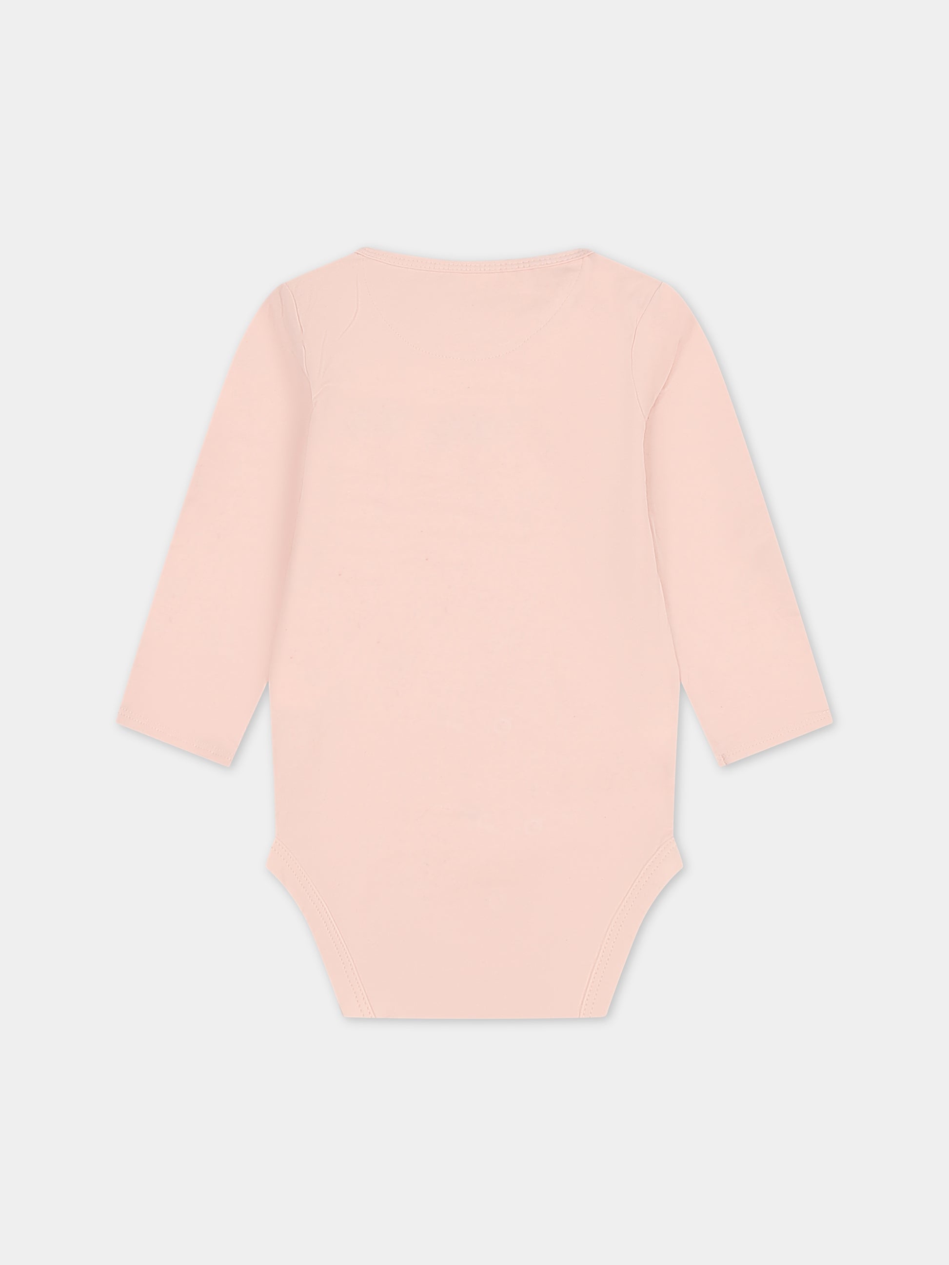 Body rosa per neonata con logo,Calvin Klein Kids,23WMCKIN0IN00033 TLT
