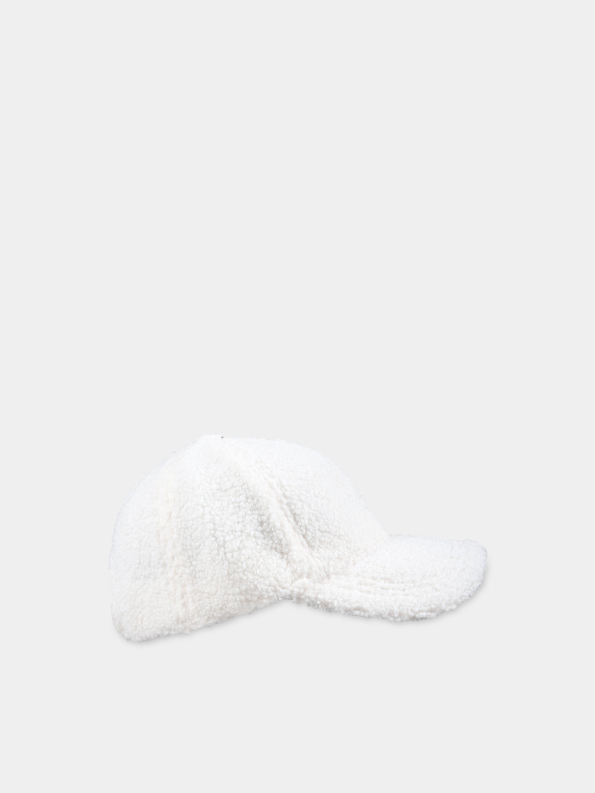 Cappello avorio per bambini con logo,Calvin Klein Kids,23WMCKIU0IU00495 YBI