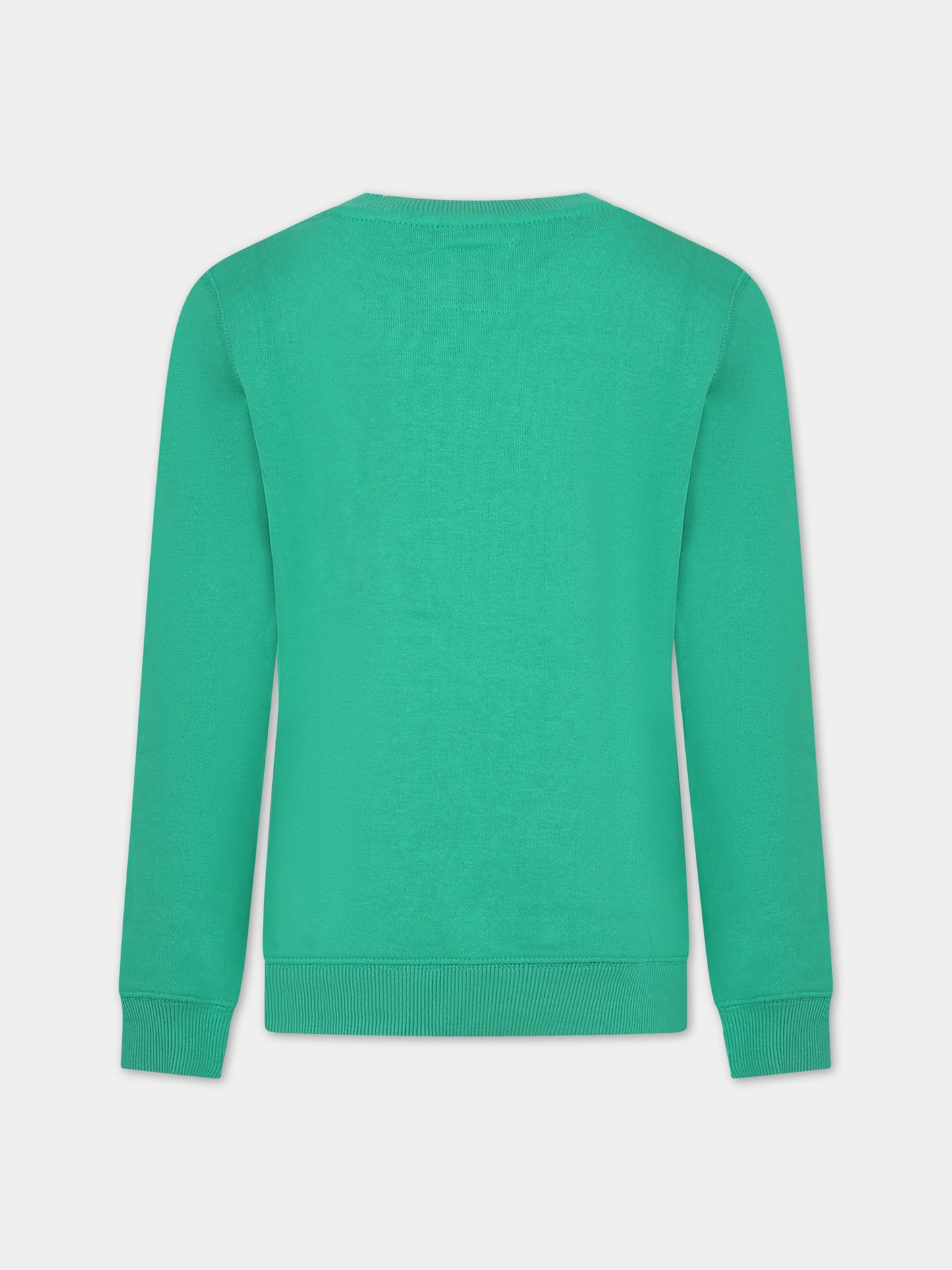 Felpa verde per bambini con logo,Levi's Kids,23WMLK9E9079 E1Q