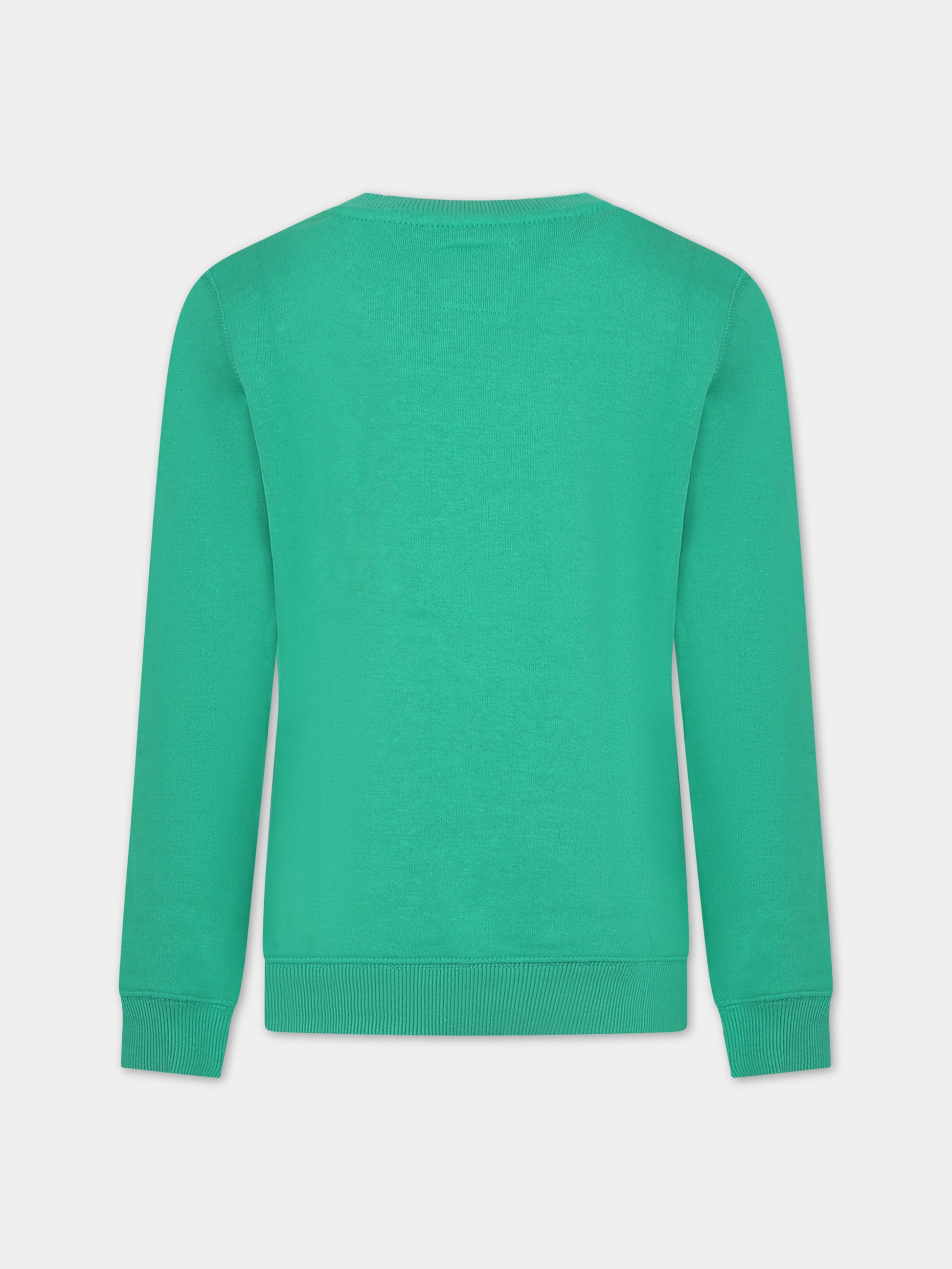 Felpa verde per bambini con logo,Levi's Kids,23WMLK9E9079 E1Q