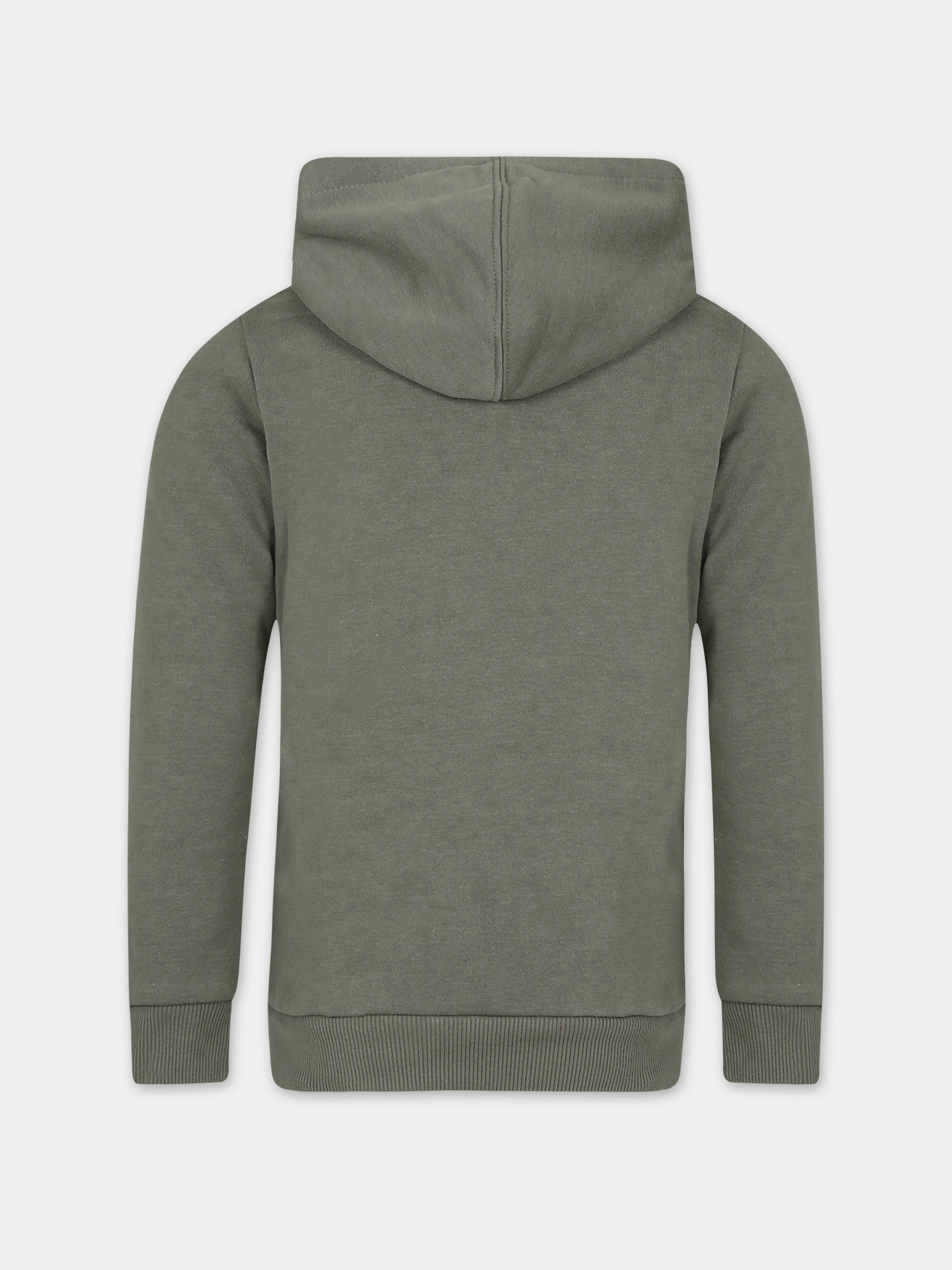 Felpa verde per bambino con logo,Levi's Kids,23WMLK9E8778 E6U