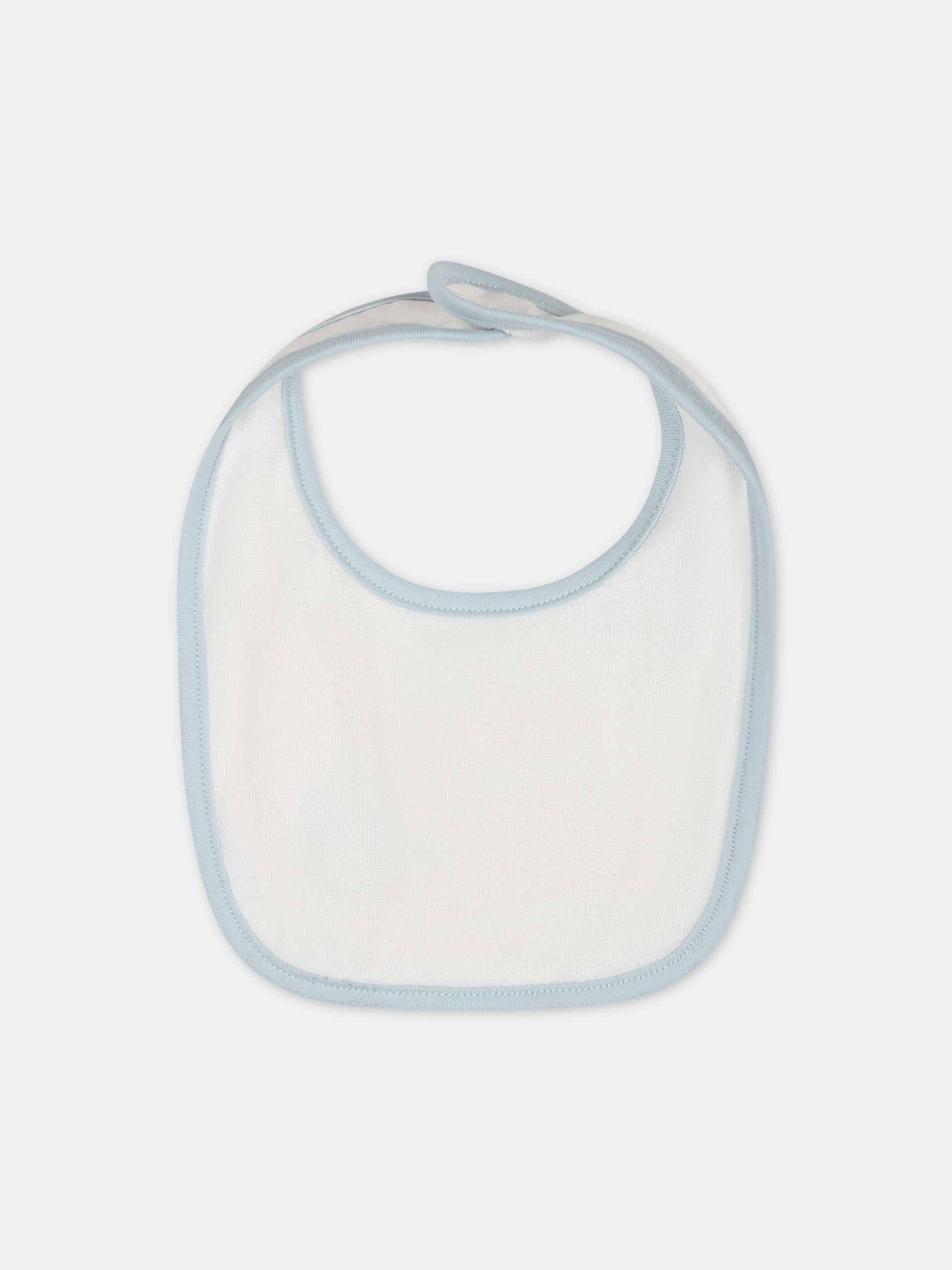 Set celeste con logo per neonato,Fendi Kids,BUK110 ST8 F19J4