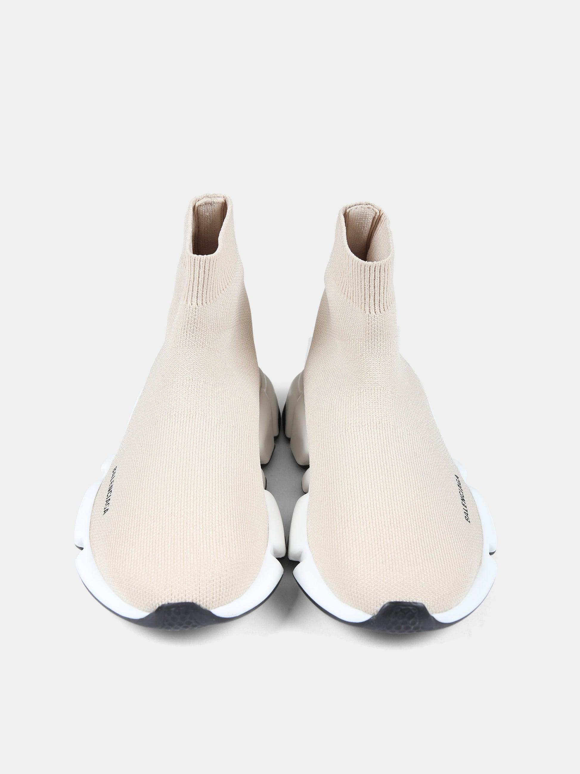 Sneakers avorio per bambini con logo,Balenciaga,597425 W2DB2 2911