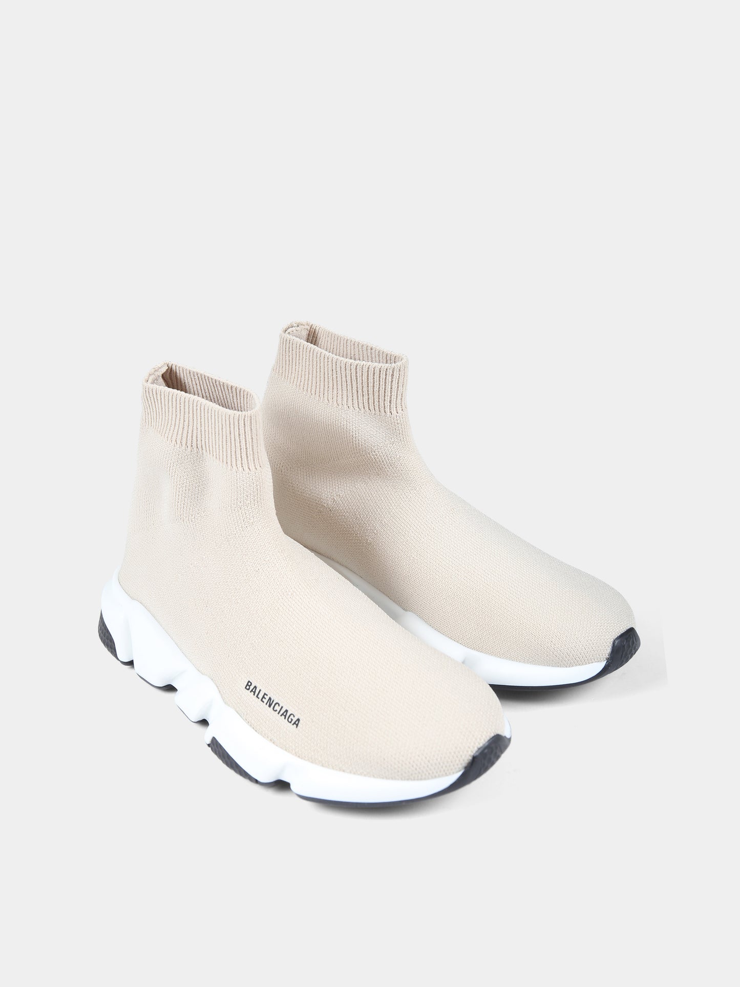 Sneakers avorio per bambini con logo,Balenciaga,597425 W2DB2 2911