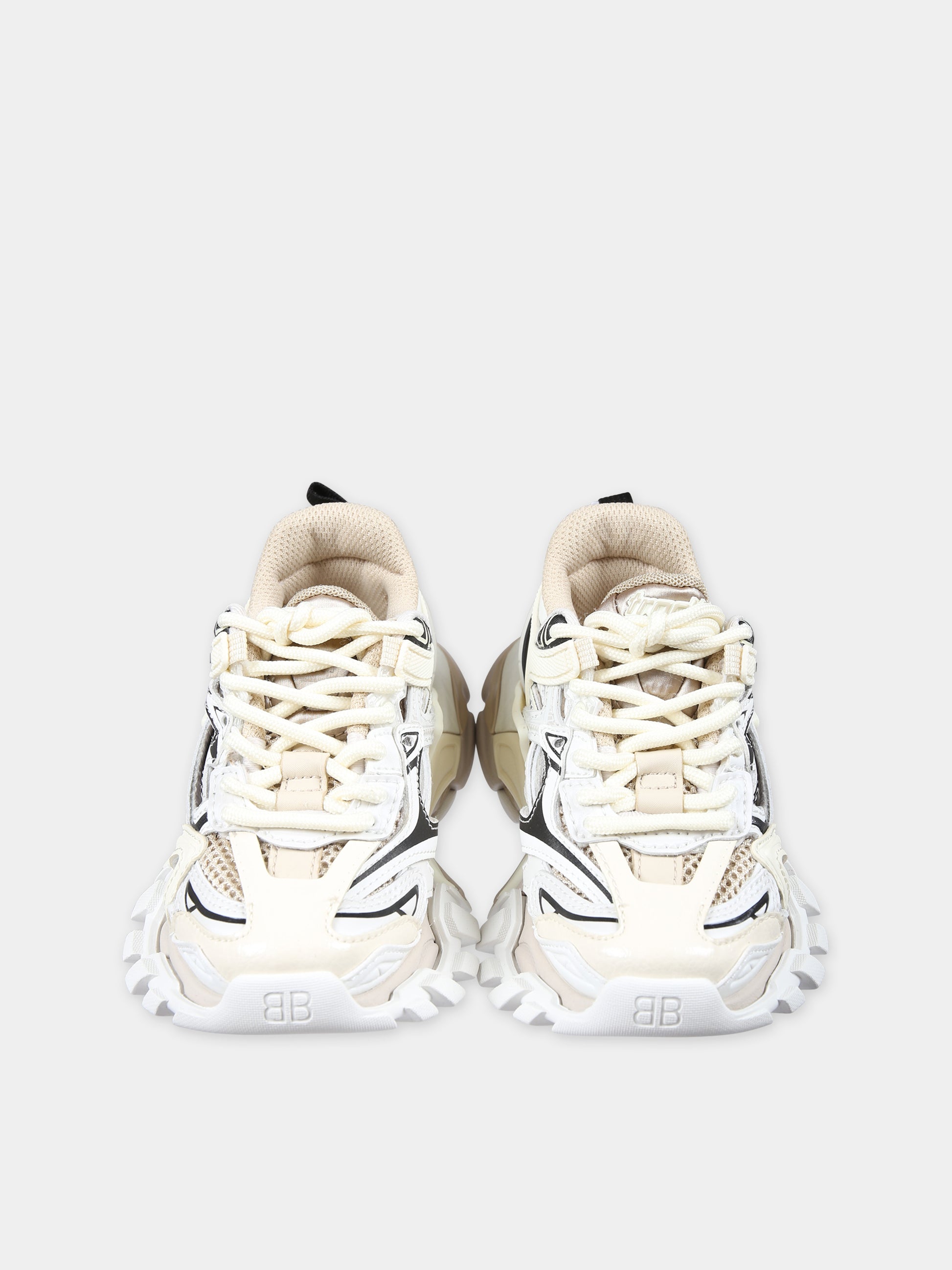 Sneakers Track.2 basse beige per bambini,Balenciaga,690494 W3AE3 9797