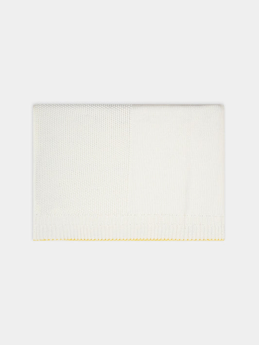 Coperta avorio per neonati con logo,Gensami,COP01-B