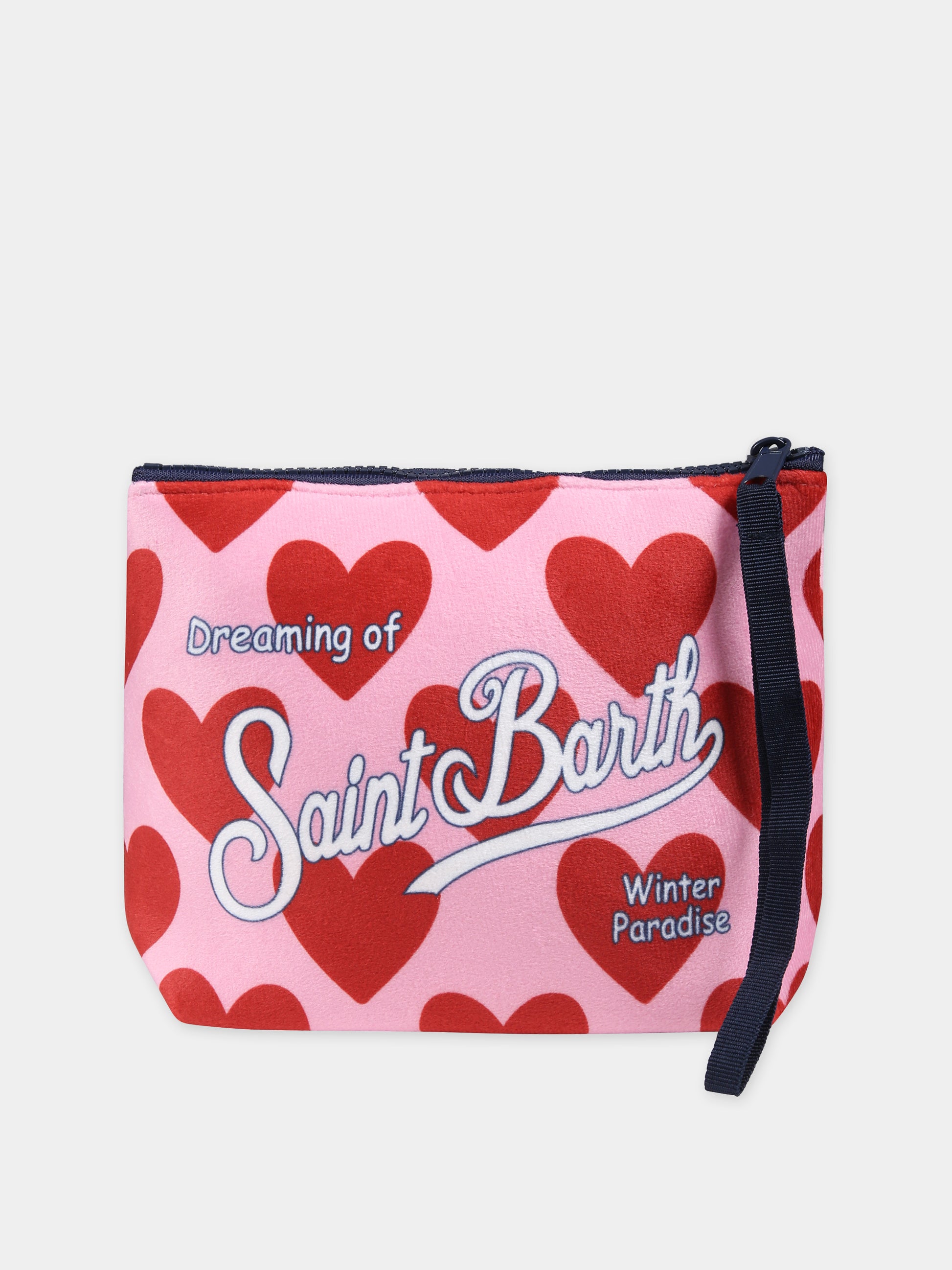 Pochette rosa per bambina con cuori,Mc2 Saint Barth,ALINE W HEARTS 2141