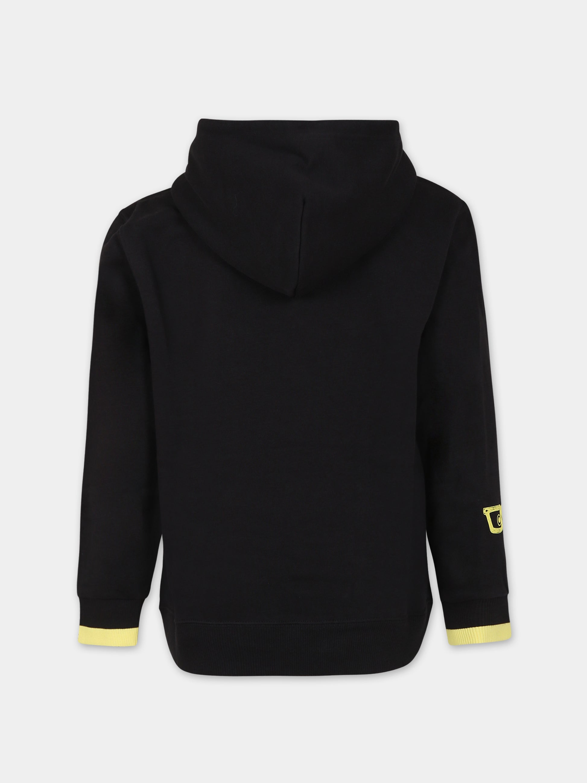 Felpa nera per bambini con Spongebob,Puma,23WMPU622218 01