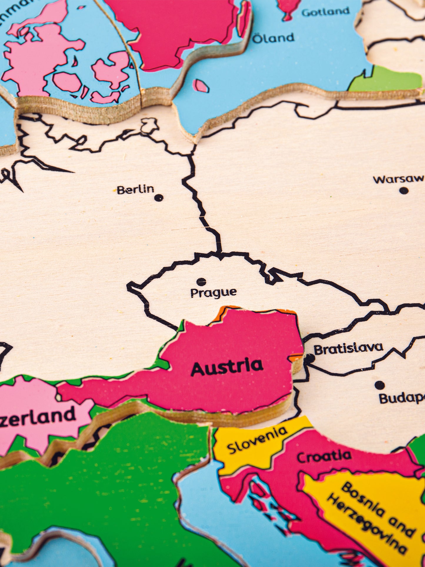 Puzzle multicolor per bambini,Bigjigs,BJ048