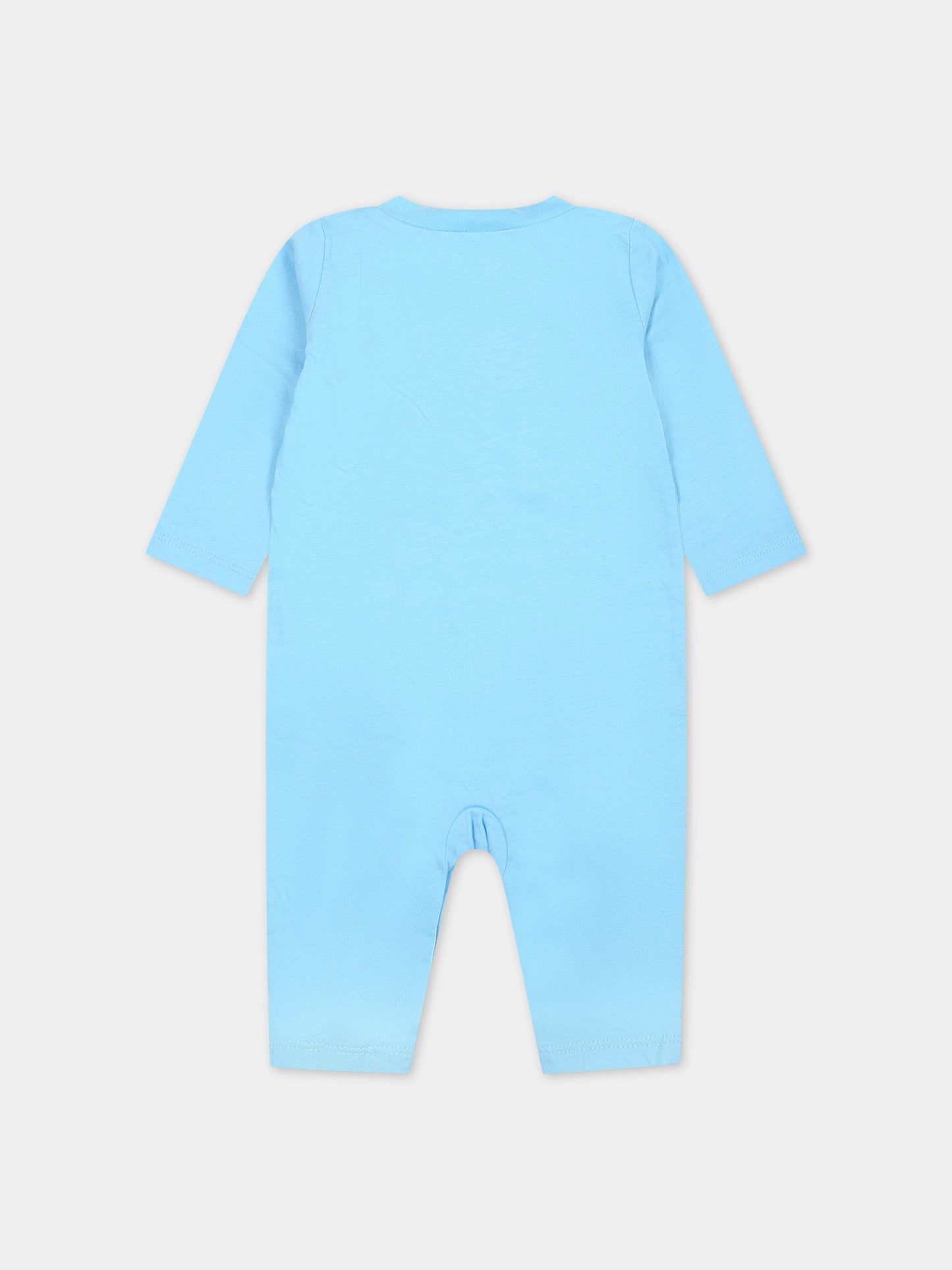 Tutina celeste per neonato con swoosh,Nike,56K284 BJB