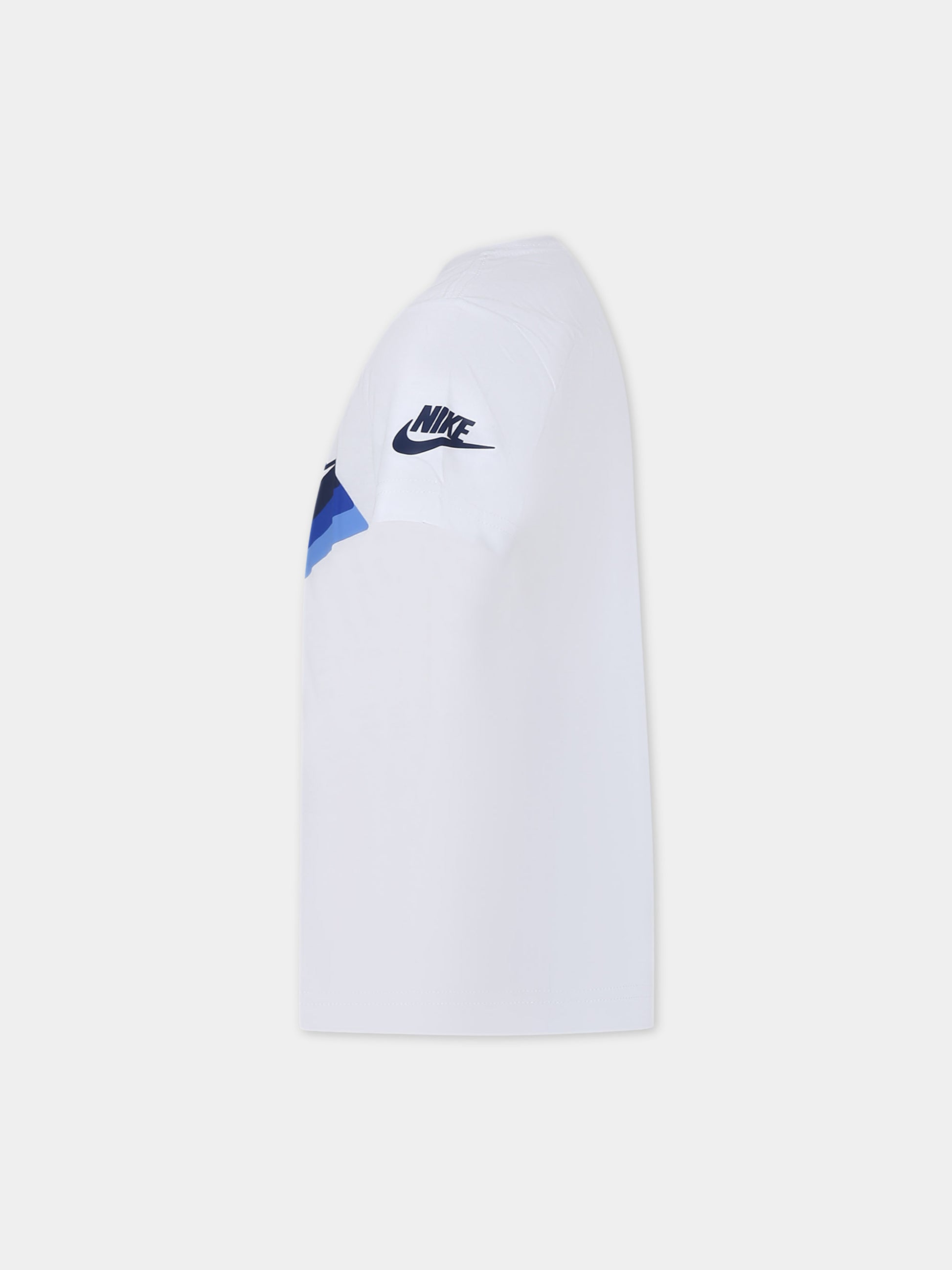 T-shirt bianca per bambino con logo,Nike,86L925 001